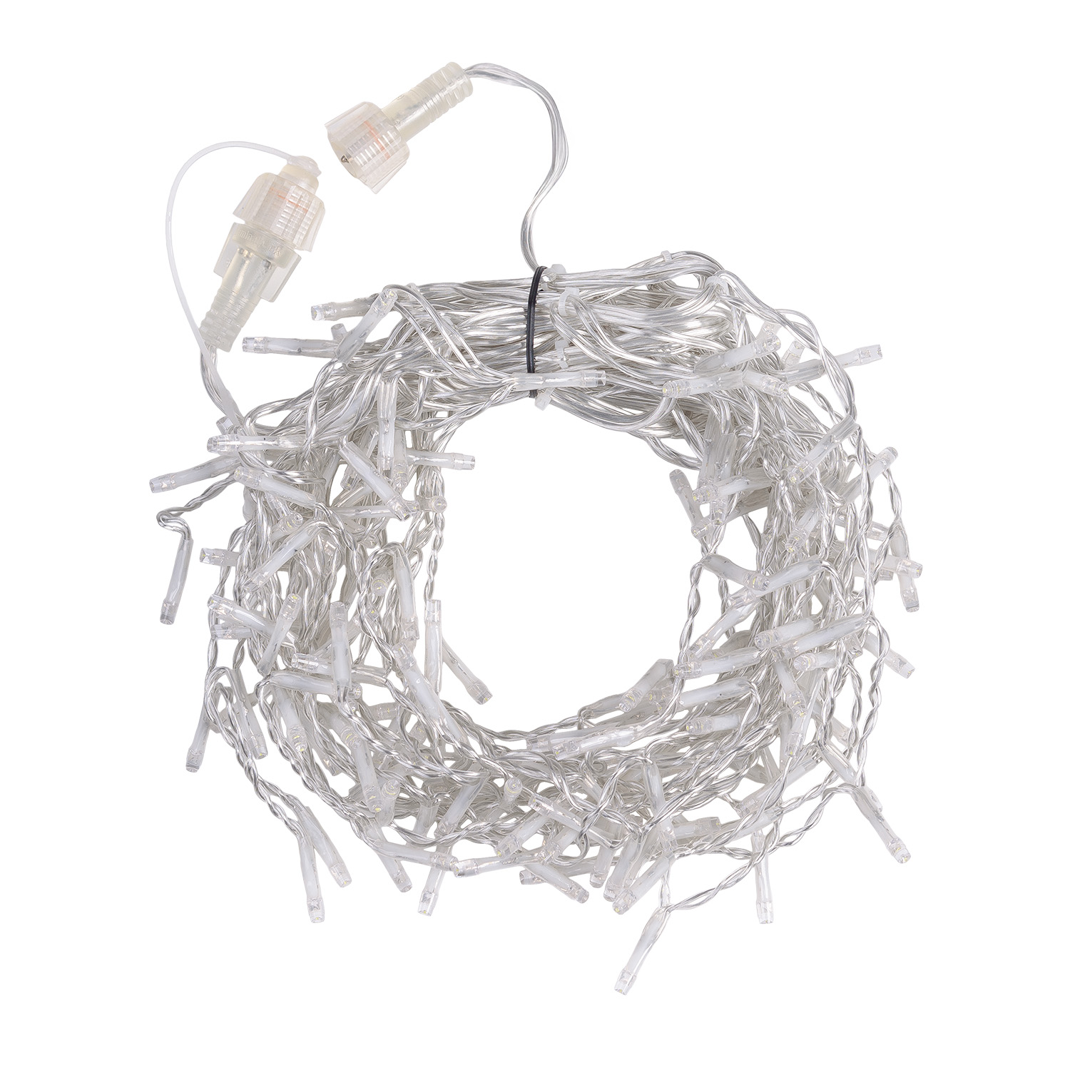 Stalattite Connect+ 2 x h 0,36 m, 160 led bianco caldo e bianco freddo, cavo trasparente, prolungabile 4