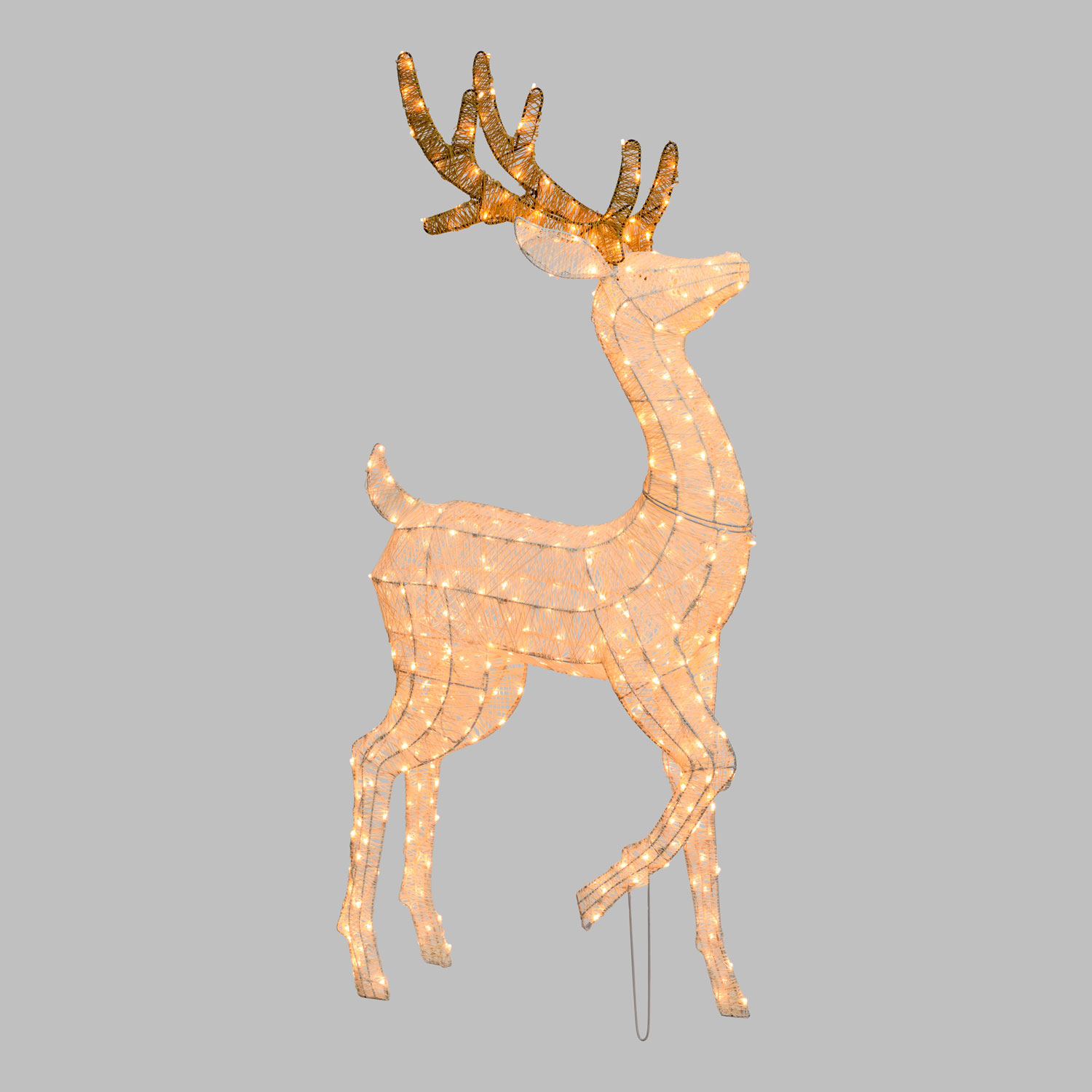 h 160 cm, Traditional Warm White Leds Raised Paw Reindeer 5 h 160 cm, Traditional Warm White Leds Raised Paw Reindeer 5