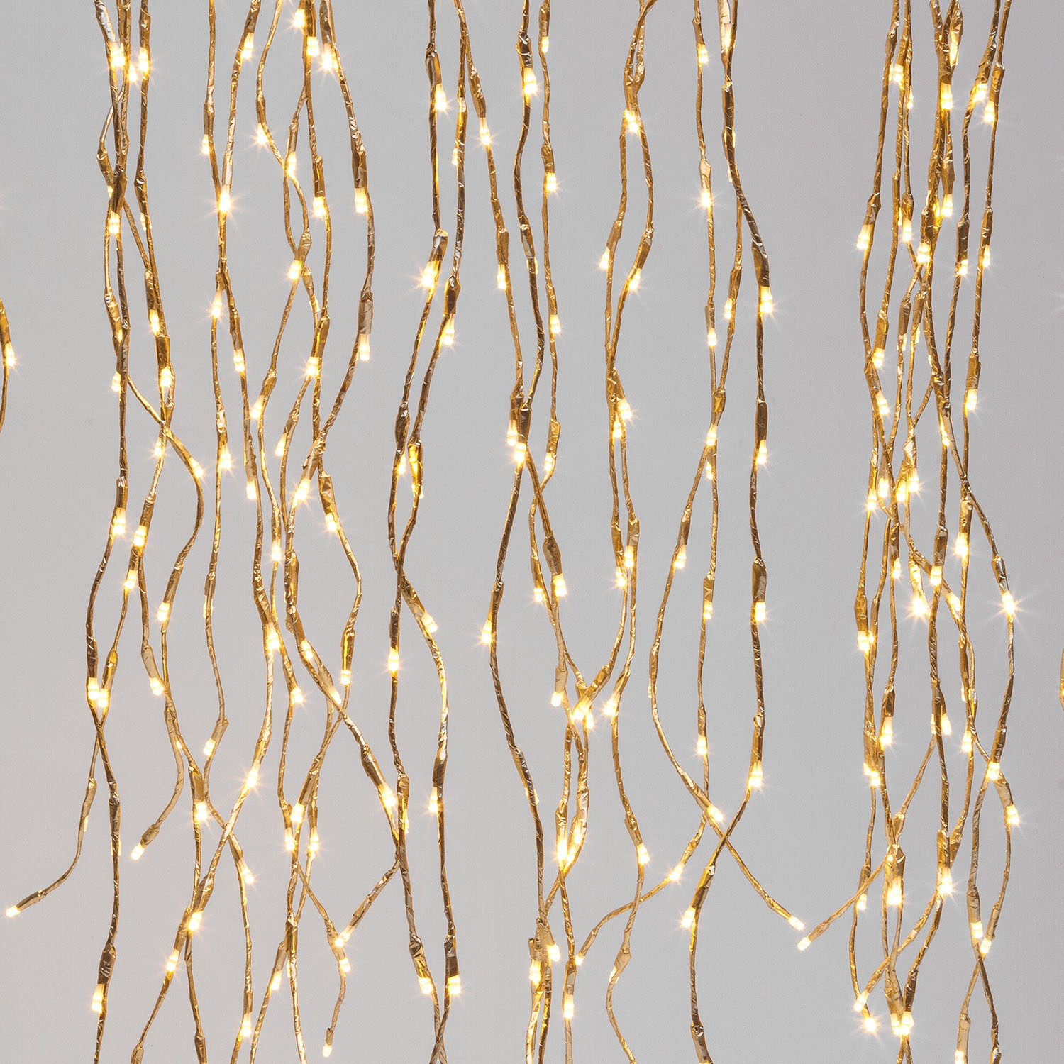 Ramo Cadente Champagne, h 2 m, 736 led bianco caldo 5