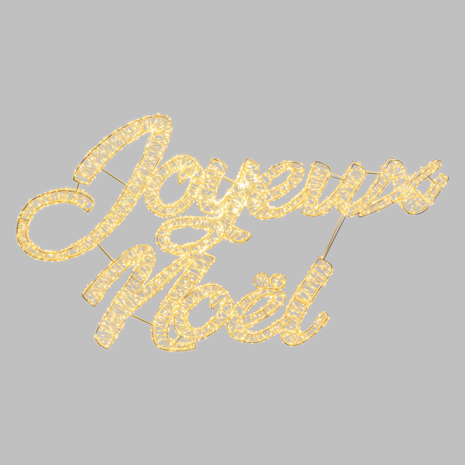 3D Leuchtschrift Joyeux Noel, 3500 MicroLEDs kalt- und warmweiß 5 3D Leuchtschrift Joyeux Noel, 3500 MicroLEDs kalt- und warmweiß 5