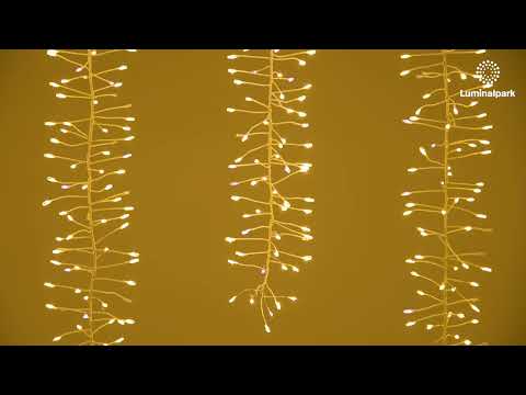 Icicle 16 cluster strings, 3 x h 0,75 m, 200 microled warm white 2 Icicle 16 cluster strings, 3 x h 0,75 m, 200 microled warm white 2