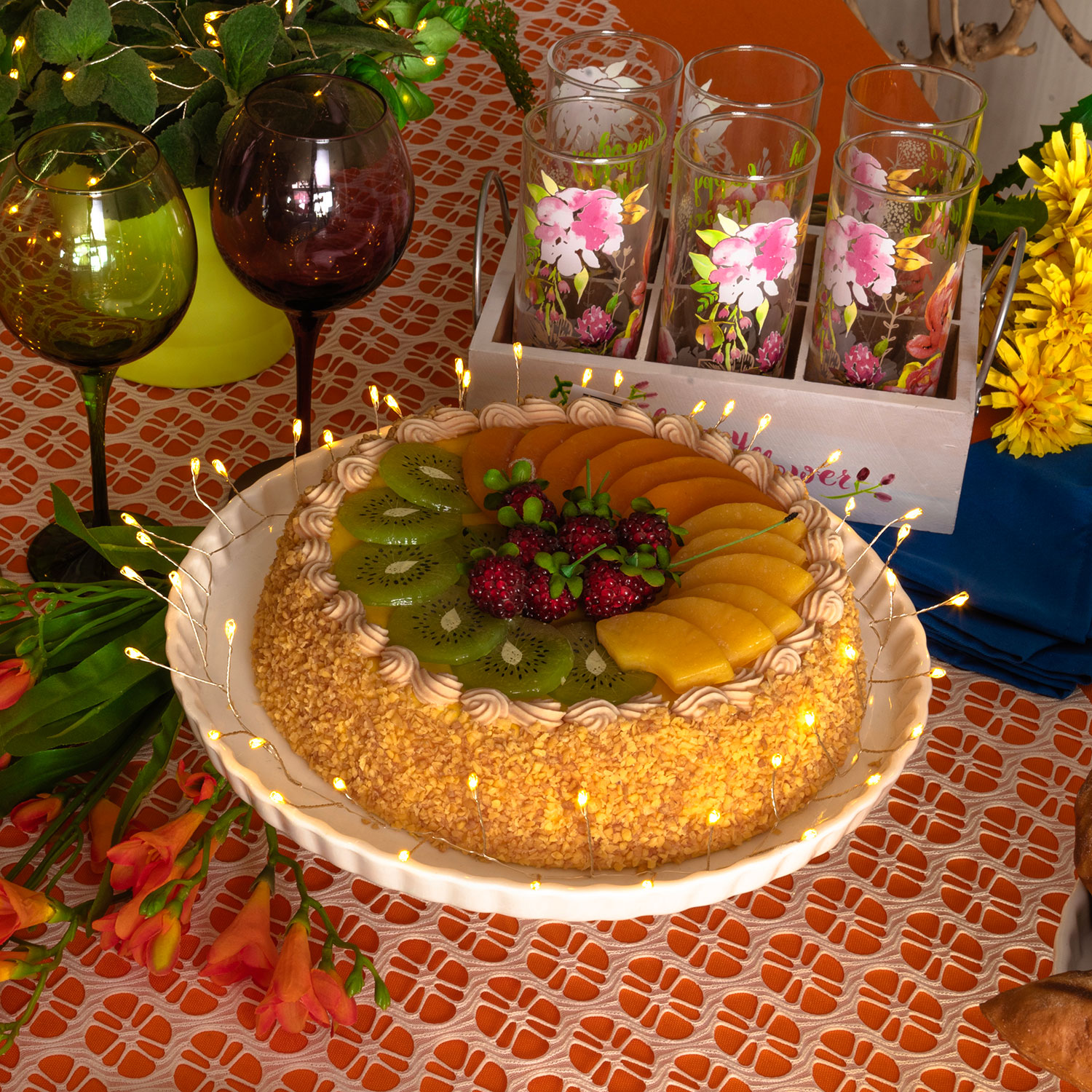 Guirnalda Mini Festón de Luces a pilas 1,2 m, 60 microled blanco cálido, cable metal plata 2 Guirnalda Mini Festón de Luces a pilas 1,2 m, 60 microled blanco cálido, cable metal plata 2