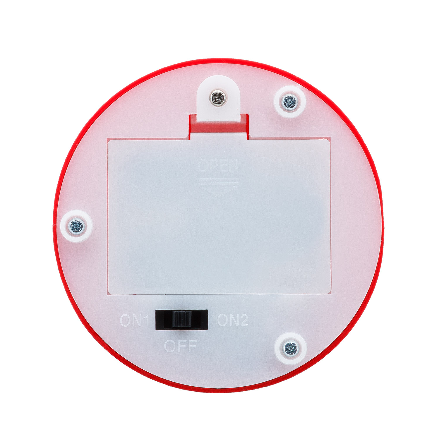 Lampione rosso, glitter scintillanti, h 21 cm, led bianco caldo, musiche natalizie  4