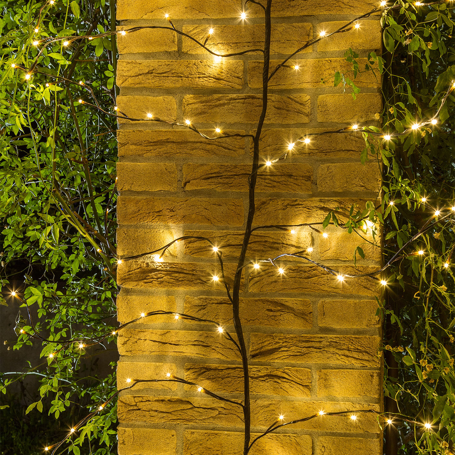 Branche marron h 3 m, 288 led blanc chaud 2 Branche marron h 3 m, 288 led blanc chaud 2