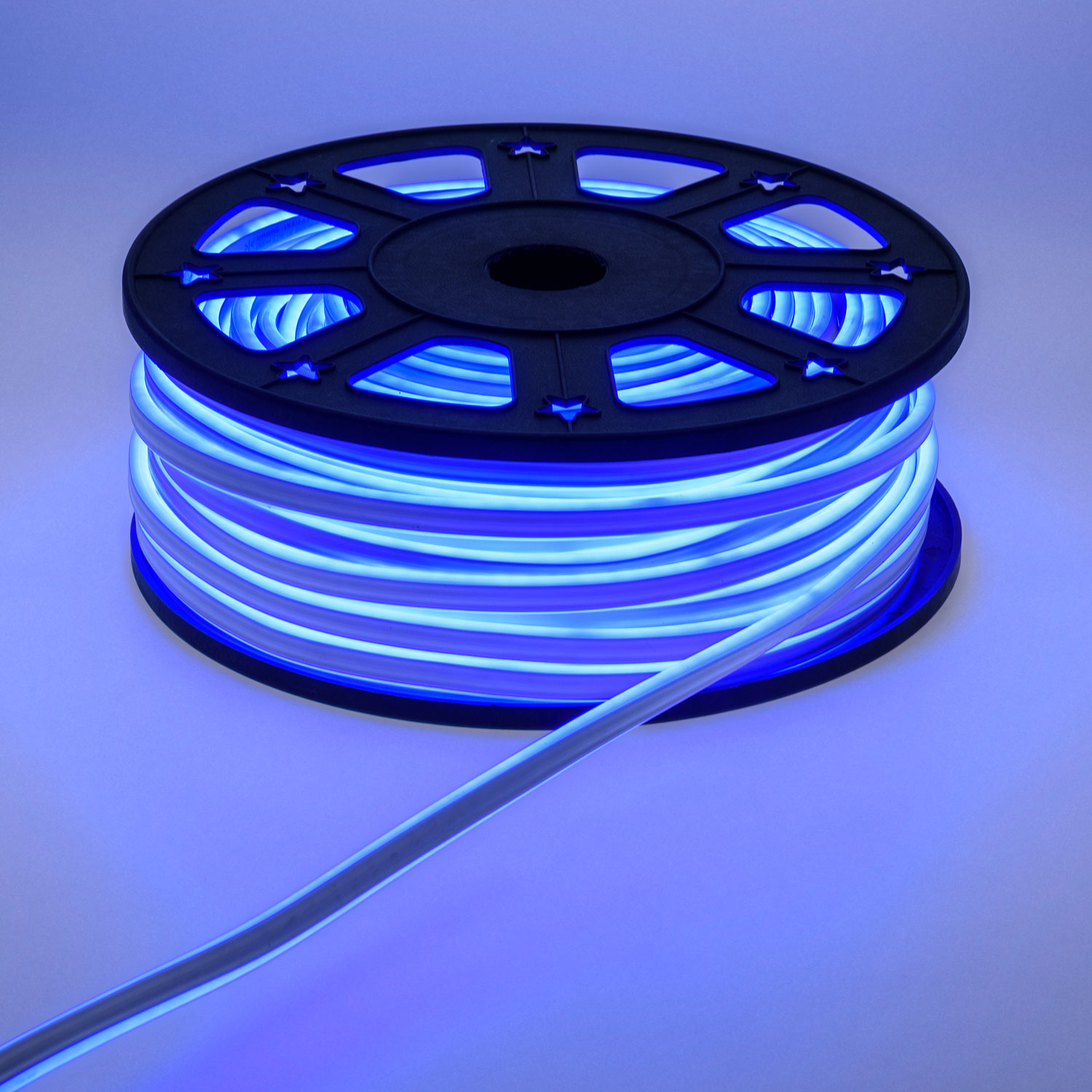 Manguera efecto neón doble cara, 6000 led azul Manguera efecto neón doble cara, 6000 led azul