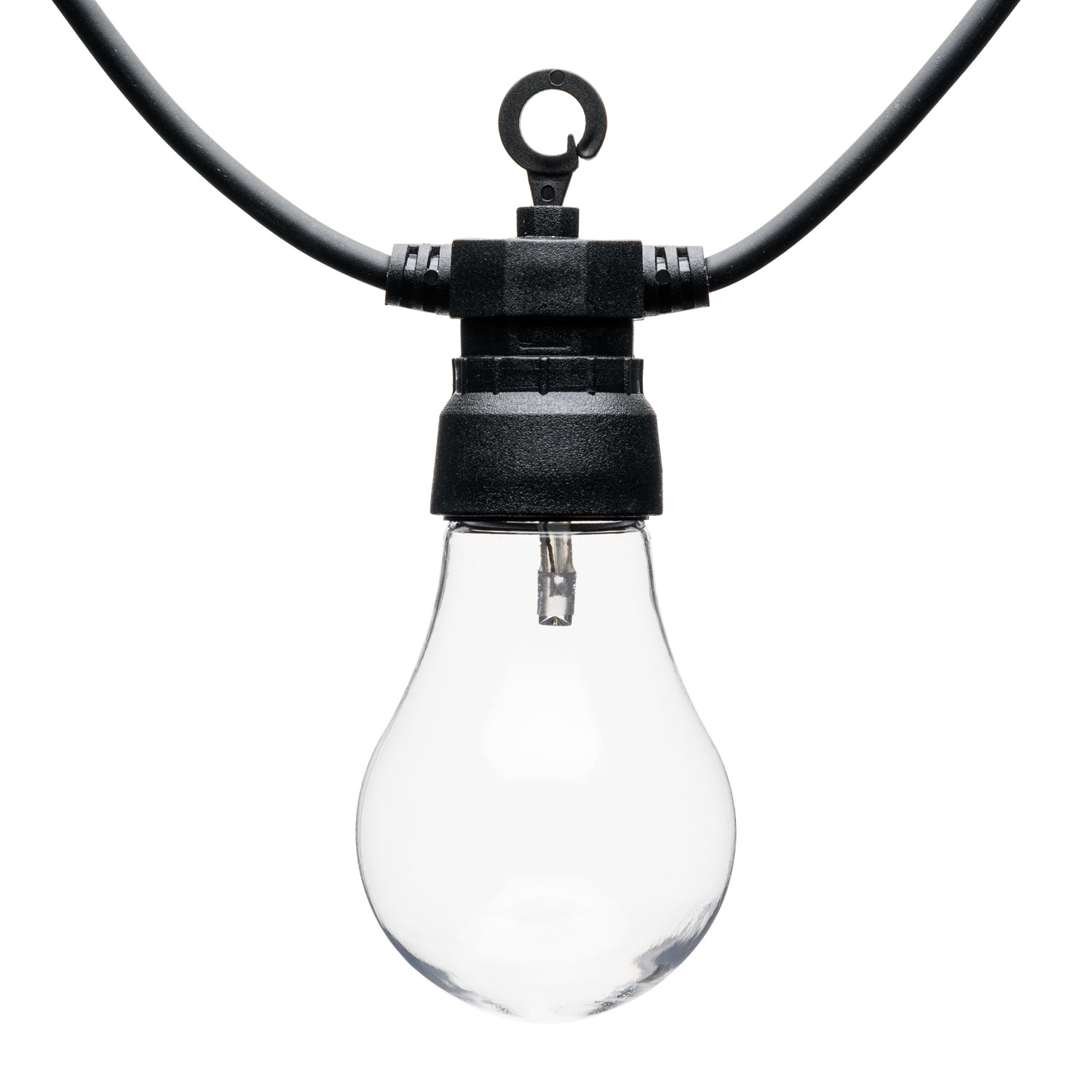 Catena 30 lampadine vintage led bianco caldo, Ø 50 mm 4 Catena 30 lampadine vintage led bianco caldo, Ø 50 mm 4