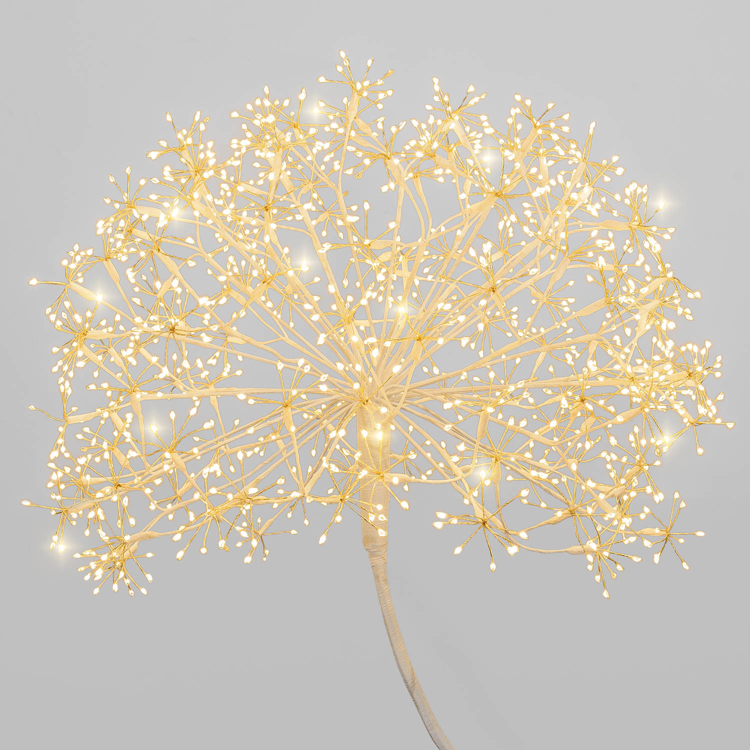 Albero Ramo sfera RICCO bianco, h 160 cm, 1350 microled bianco caldo, uso interno 4