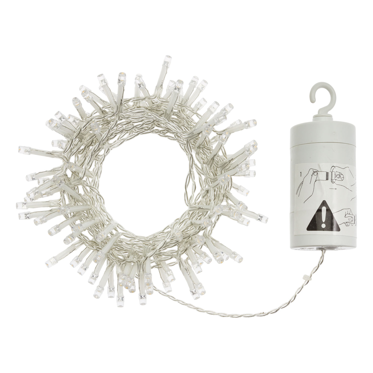 Lichterkette 3,8 m, 96 LEDs kaltweiß 7 Lichterkette 3,8 m, 96 LEDs kaltweiß 7