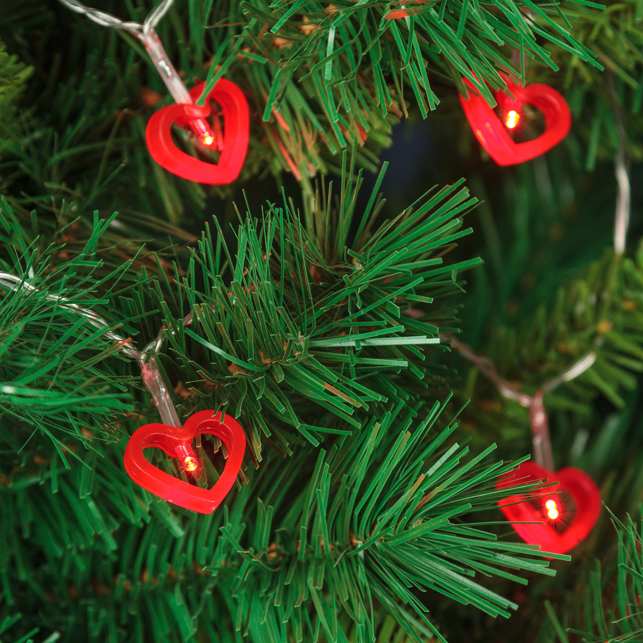 Guirnalda Led corazones rojos 2,85m 2 Guirnalda Led corazones rojos 2,85m 2