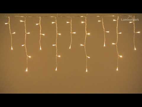 Estalactitas de luces Led con efecto lluvia 6 x h. 0,4m 2 Estalactitas de luces Led con efecto lluvia 6 x h. 0,4m 2