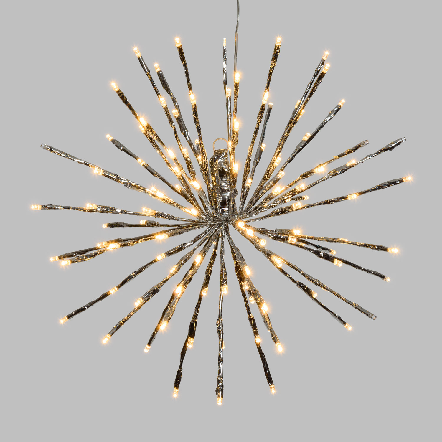 40cm Silver Twigball Branch Lights, 120 Warm White LEDs 3 40cm Silver Twigball Branch Lights, 120 Warm White LEDs 3