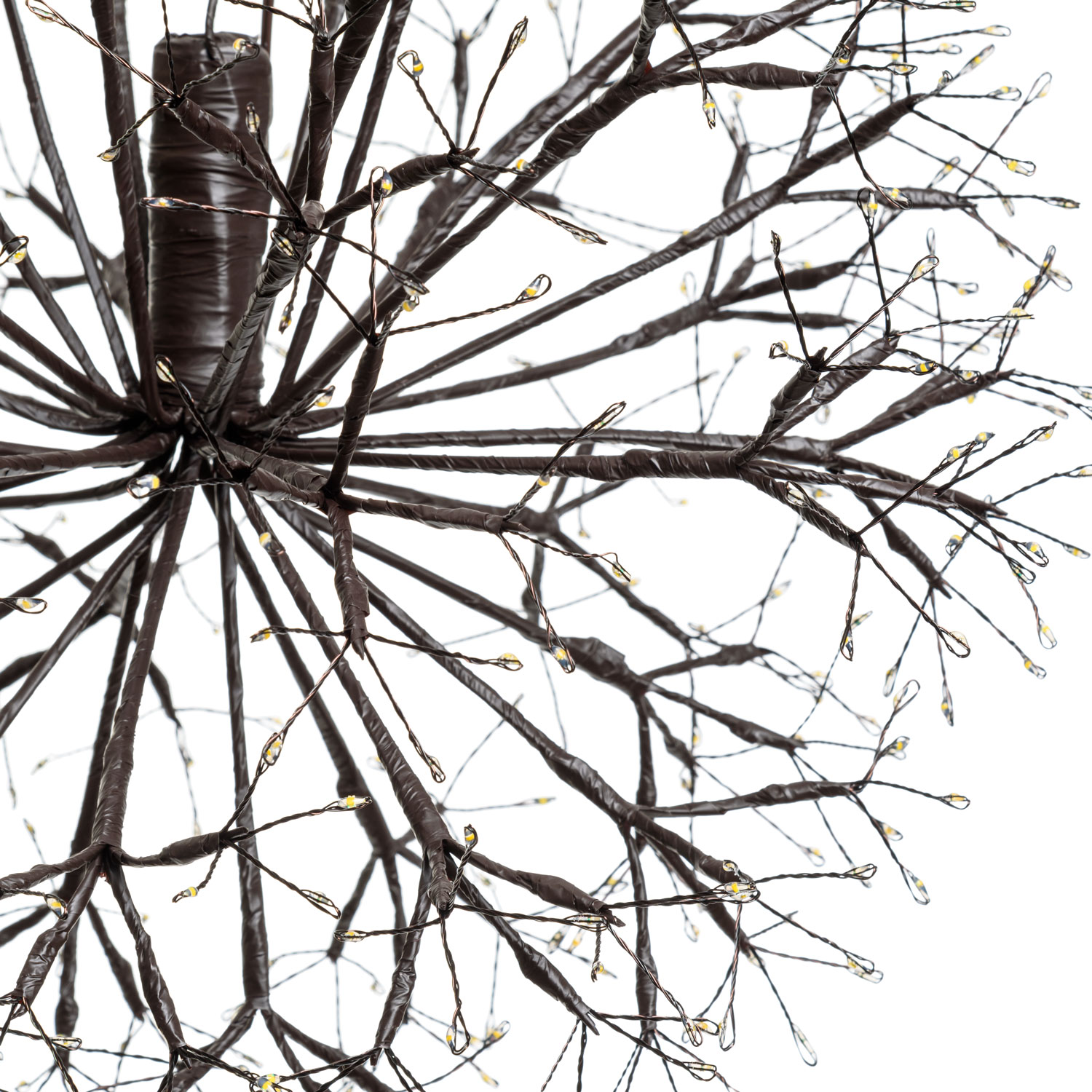 Sphère lumineuse RICCO avec branches marrons, Ø 40 cm, 576 microled blanc chaud, intérieur 5 Sphère lumineuse RICCO avec branches marrons, Ø 40 cm, 576 microled blanc chaud, intérieur 5