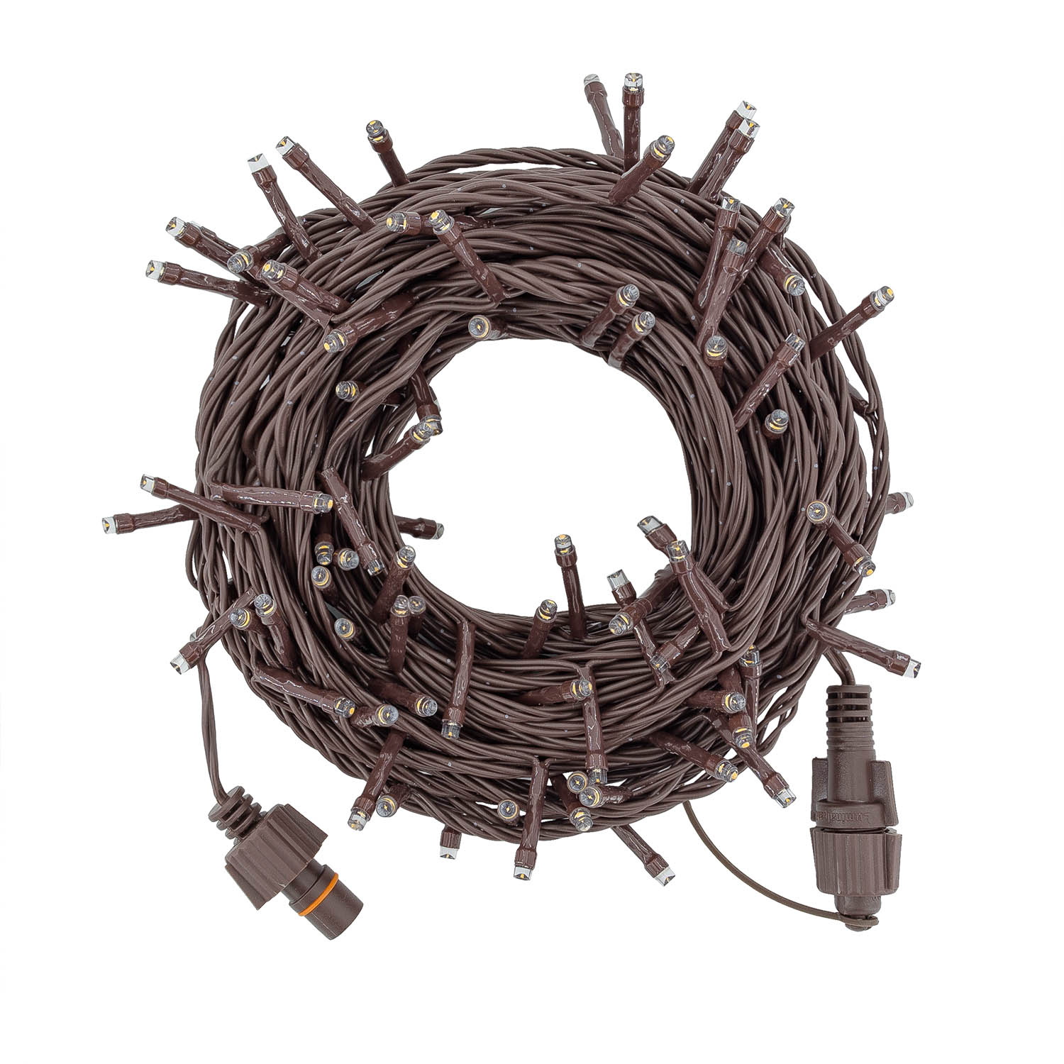 Guirlande Connect+ 12 m, 120 led blanc chaud, câble marron, prolongeable 6 Guirlande Connect+ 12 m, 120 led blanc chaud, câble marron, prolongeable 6