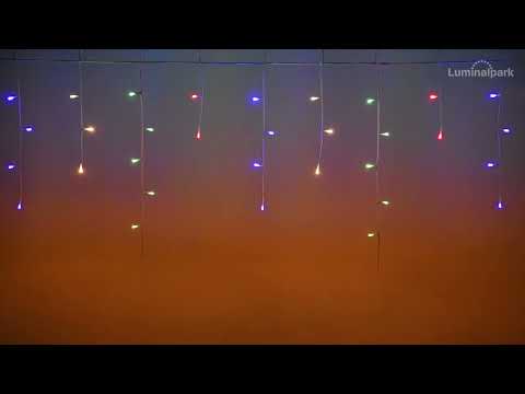 Eisregen Lichterkette, 7,68 x h 0,6 m, 180 LEDs multicolor 2 Eisregen Lichterkette, 7,68 x h 0,6 m, 180 LEDs multicolor 2