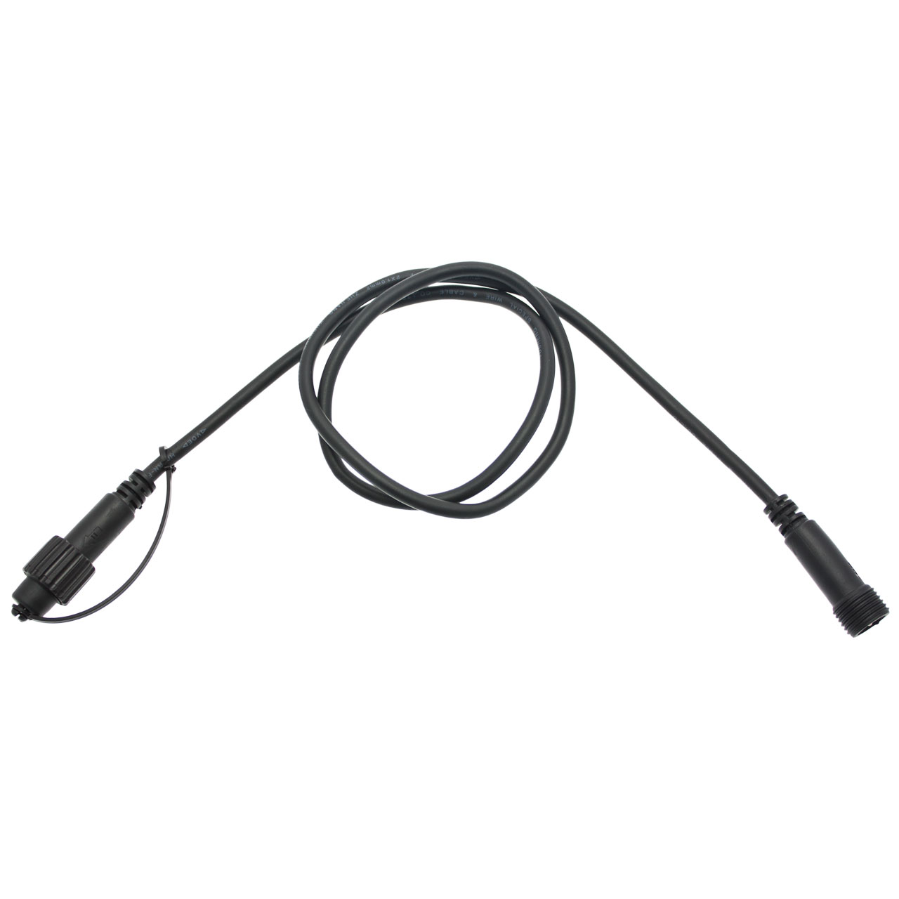 Schwarzes PML Verlängerungskabel 1 m, IP67 Schwarzes PML Verlängerungskabel 1 m, IP67