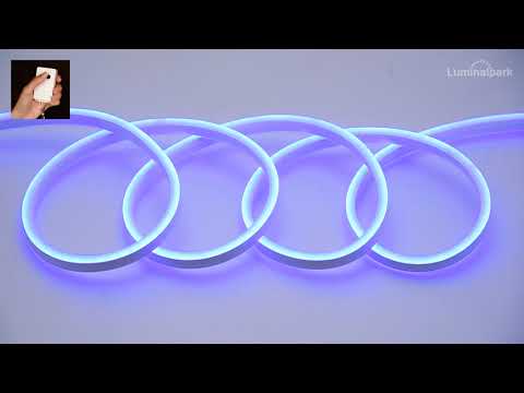 Tubo led effetto neon, 960 led blu, giochi di luce 2 Tubo led effetto neon, 960 led blu, giochi di luce 2