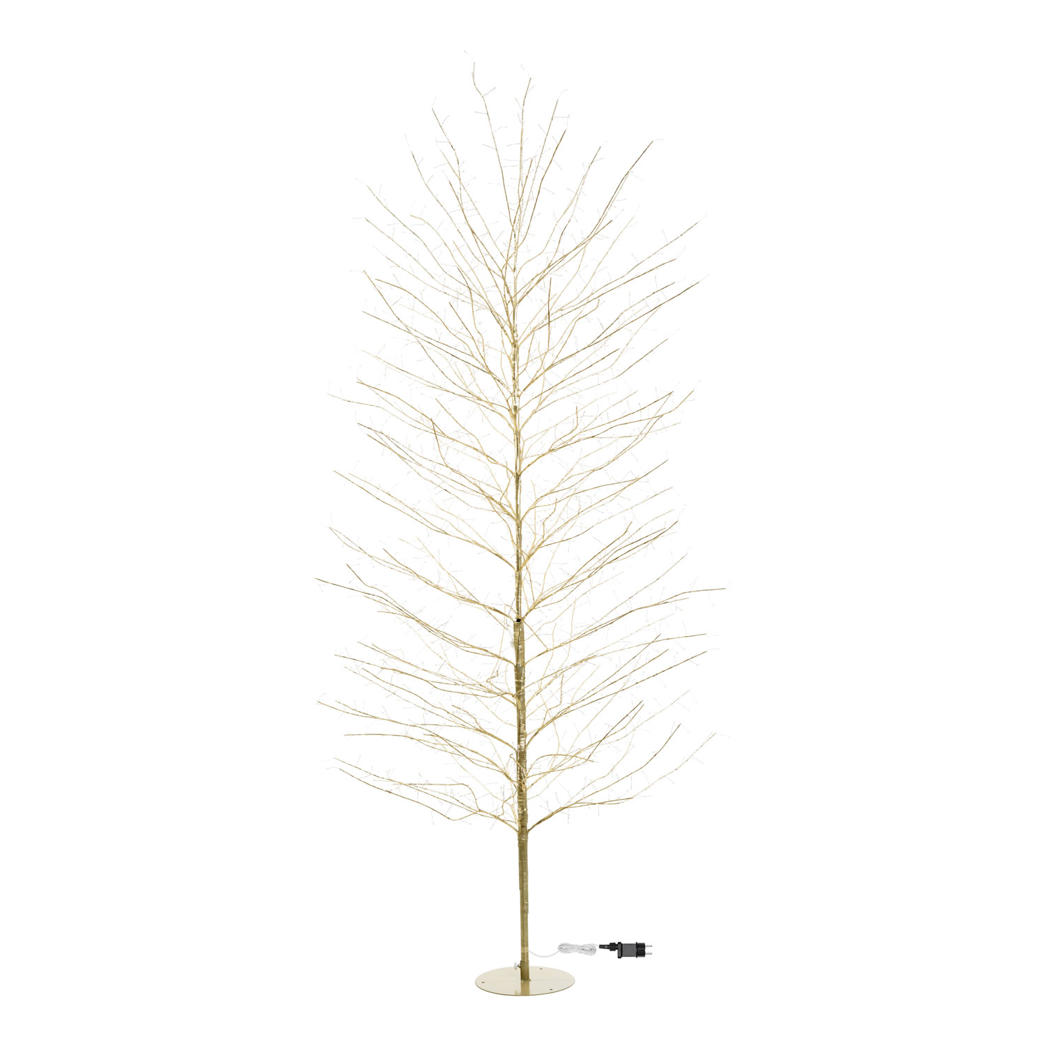 Arbre Branche de Tilleul Champagne h 2,3 m, 1560 microled blanc chaud et blanc froid, utilisation en intérieur 4 Arbre Branche de Tilleul Champagne h 2,3 m, 1560 microled blanc chaud et blanc froid, utilisation en intérieur 4