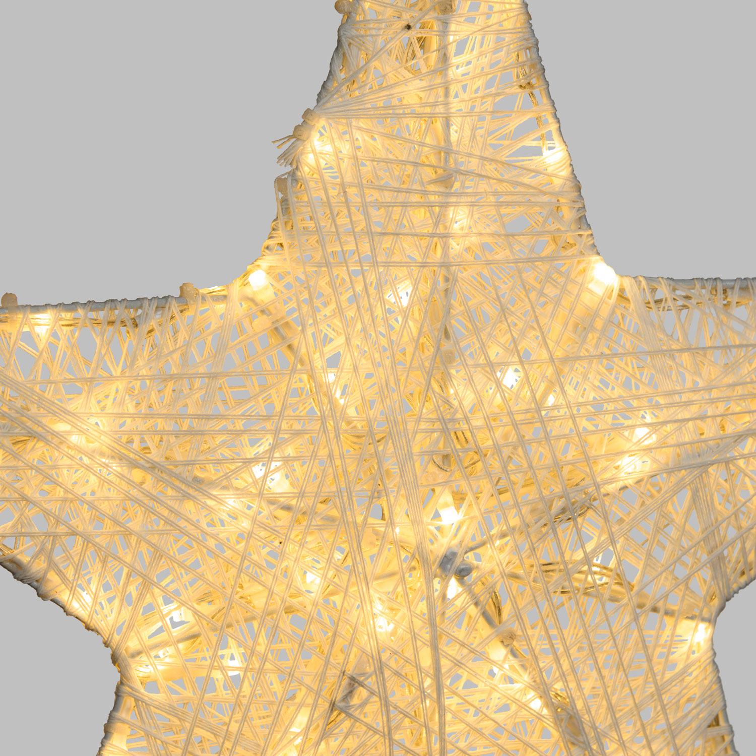 Estrella blanca 3D Ø 45 cm, Dual Color led blanco cálido y frío 13 Estrella blanca 3D Ø 45 cm, Dual Color led blanco cálido y frío 13