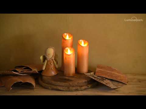 3er Set LED-Wachskerzen Ø 5 cm 2 3er Set LED-Wachskerzen Ø 5 cm 2
