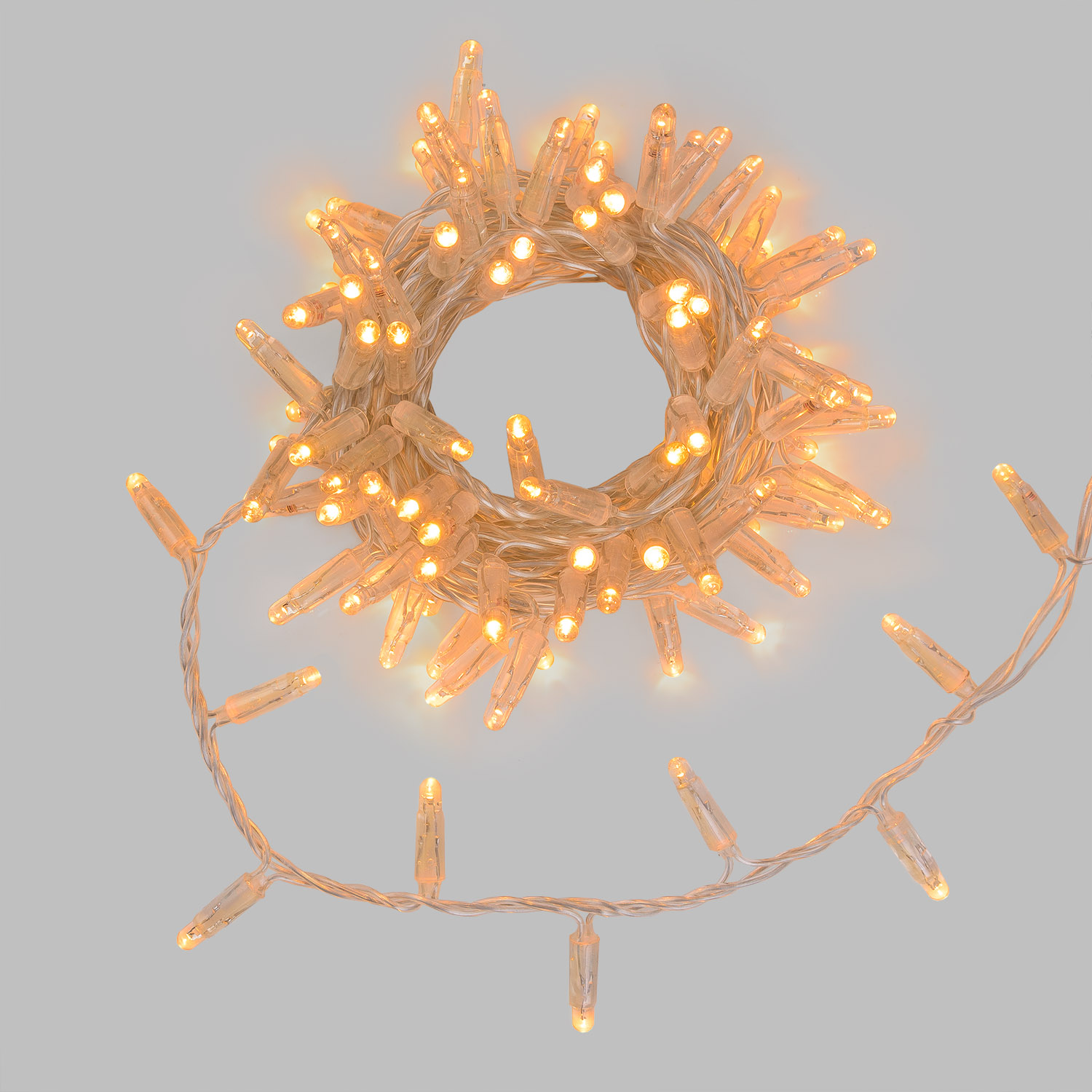 5 m Warm White Connect ProLine 36V String Lights, 100 maxiLEDs, transparent cable, connectable
