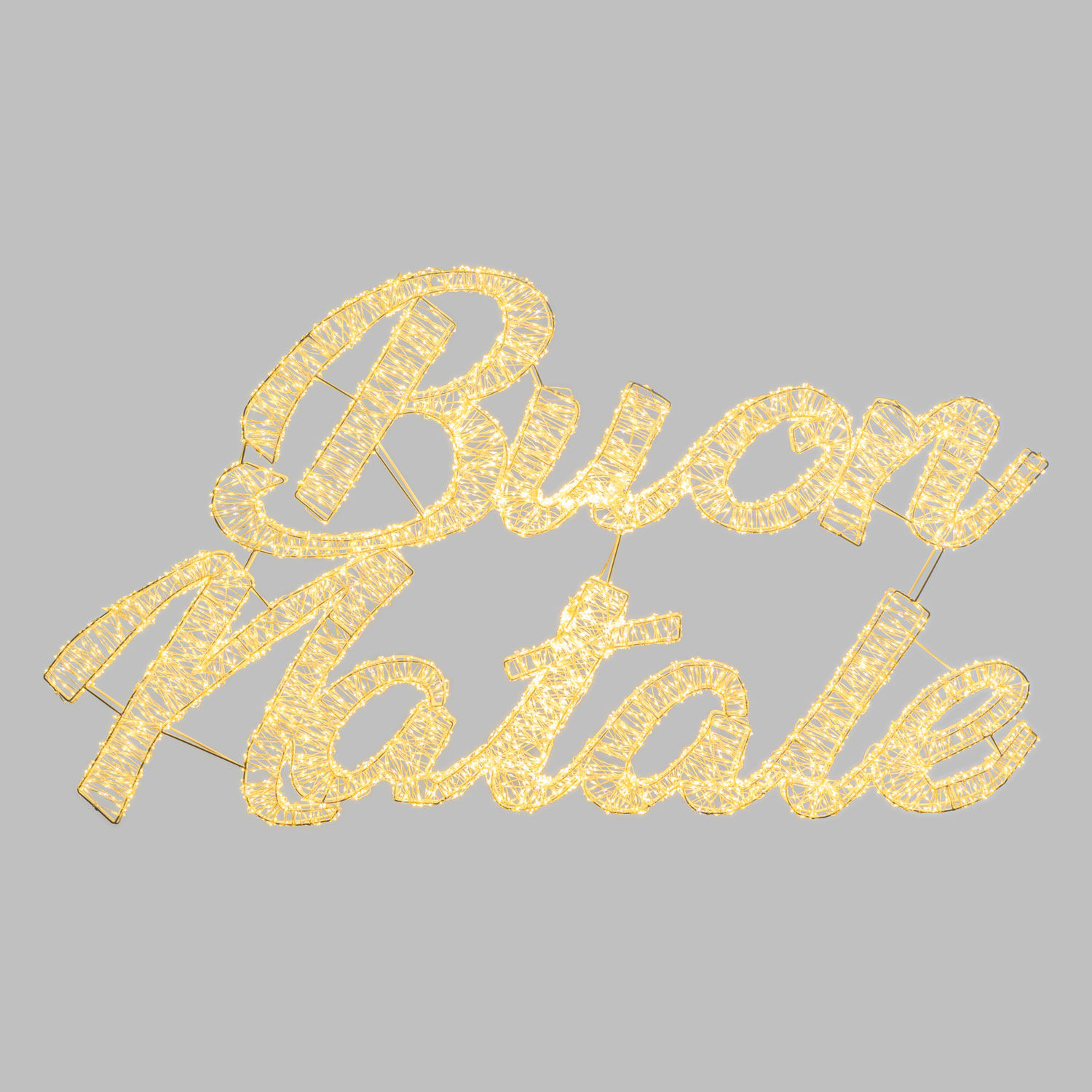 Scritta Buon Natale 3D, 135 x h 75 cm, 6500 microled bianco caldo e freddo, uso esterno 5 Scritta Buon Natale 3D, 135 x h 75 cm, 6500 microled bianco caldo e freddo, uso esterno 5