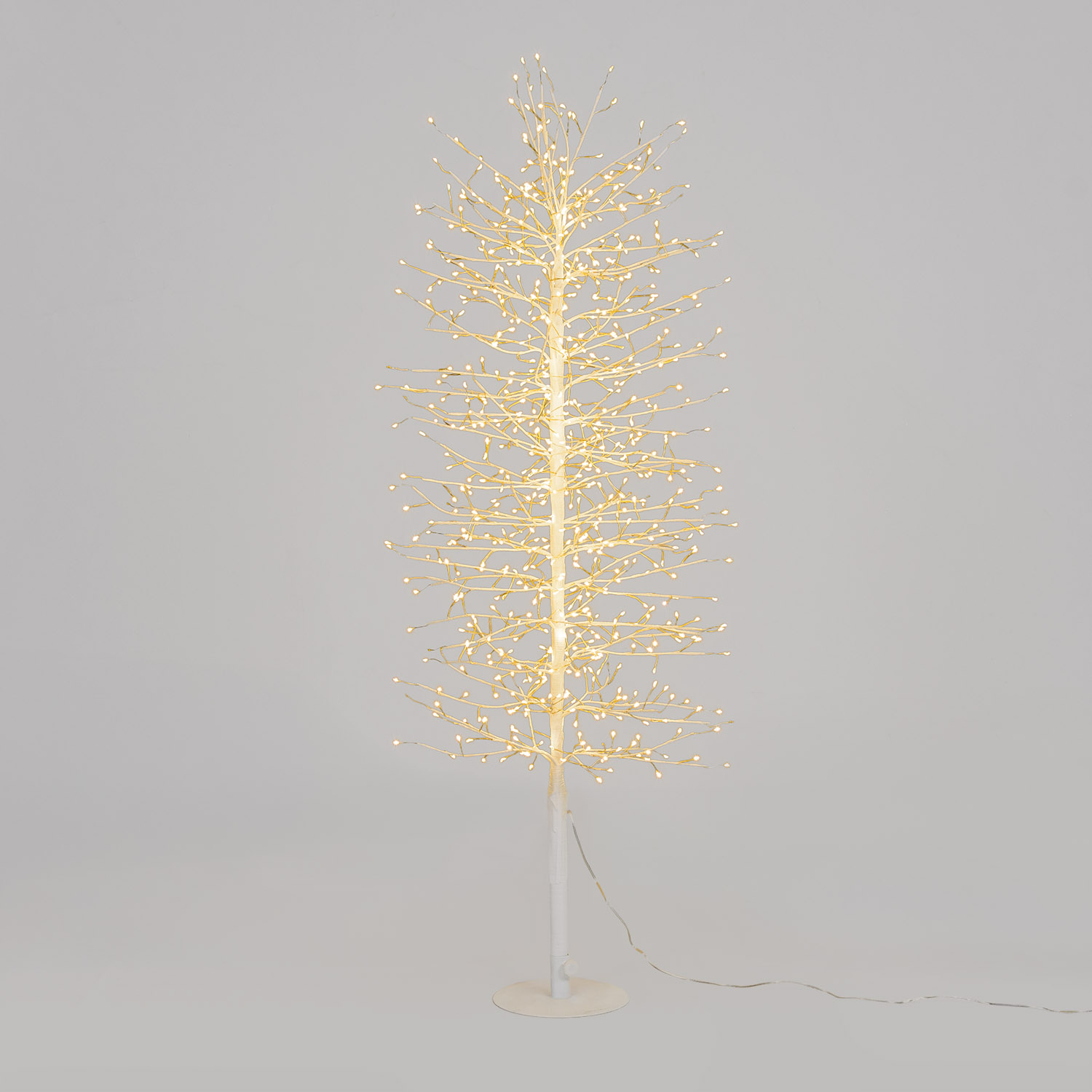 Árbol Slim Rama de Tilo blanco h 1,1 m, 792 microled blanco cálido, uso interior