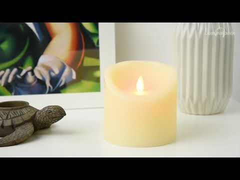 Ivory rough wax Candle, h 10 cm 2 Ivory rough wax Candle, h 10 cm 2
