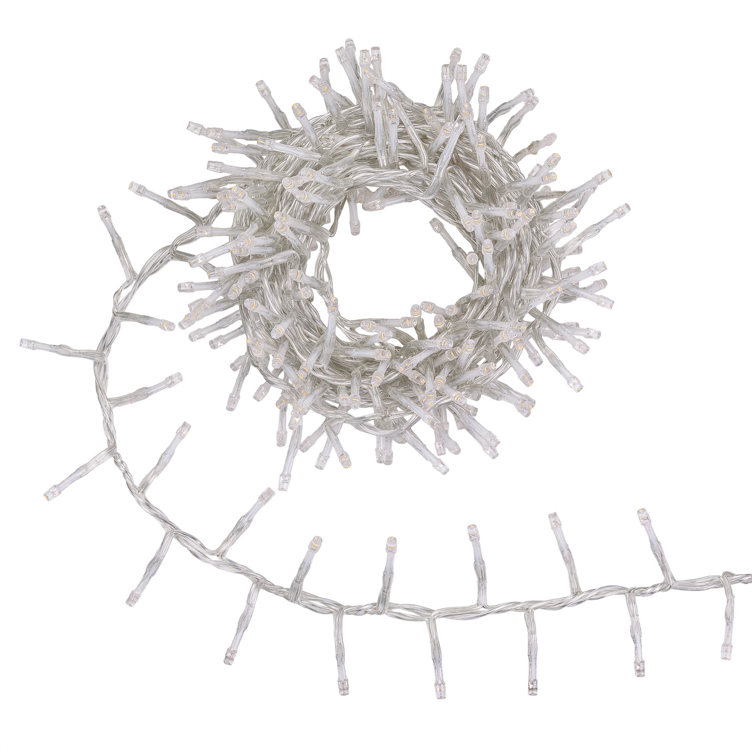 Guirlande Ruban de lumière Connect+ 5 m, 250 led blanc chaud, câble transparent, prolongeable 4 Guirlande Ruban de lumière Connect+ 5 m, 250 led blanc chaud, câble transparent, prolongeable 4