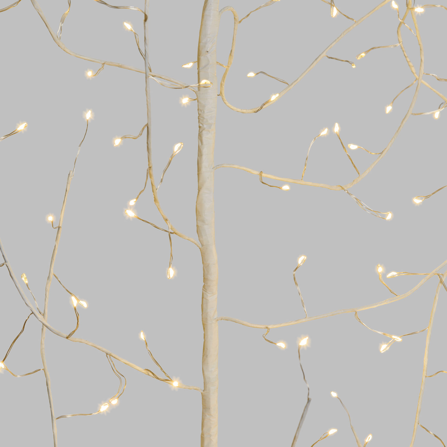 Branche Tilleul blanc 3 m, 504 microled blanc chaud, câble métal argenté, intérieur 5 Branche Tilleul blanc 3 m, 504 microled blanc chaud, câble métal argenté, intérieur 5