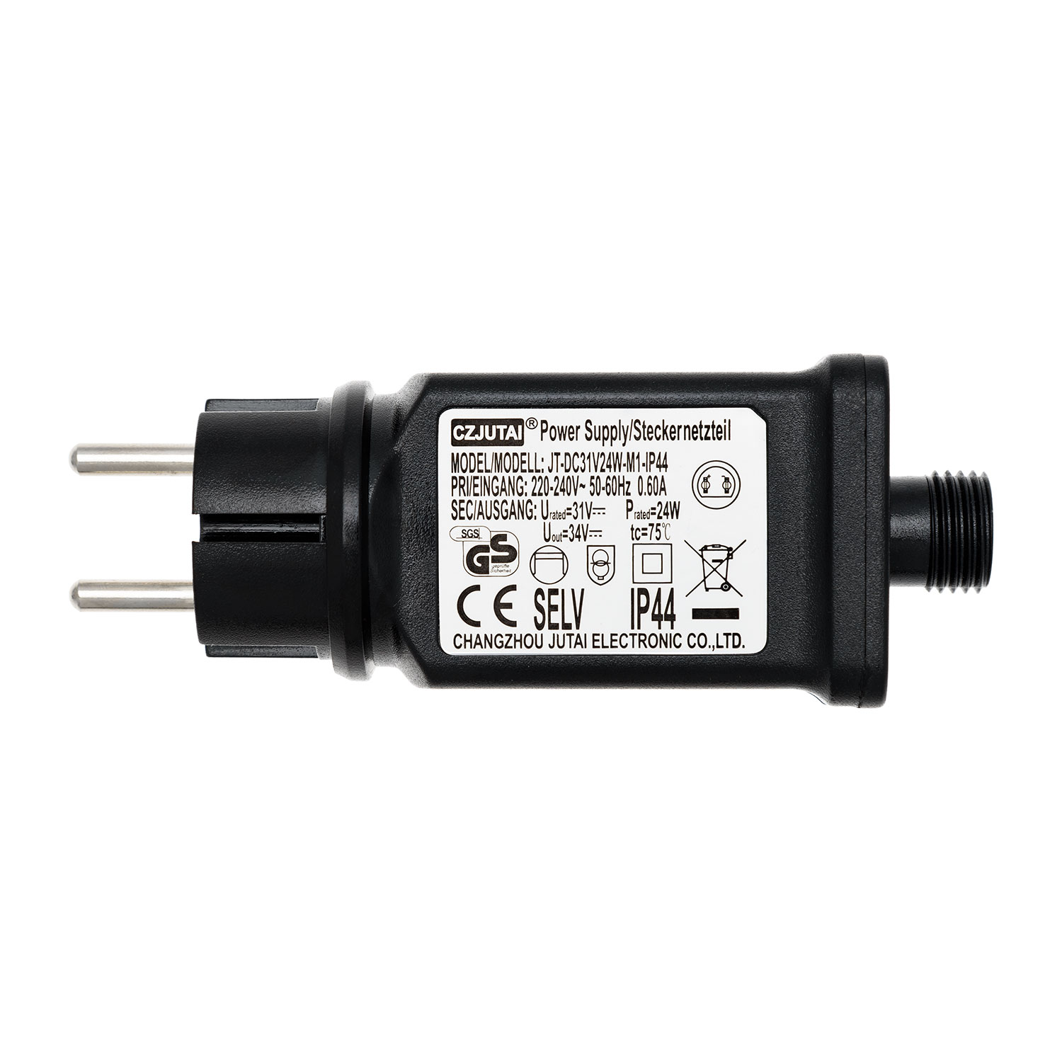 Transformateur pour lumières décoratives,  31 Volt DC, Max 24 Watt Transformateur pour lumières décoratives,  31 Volt DC, Max 24 Watt