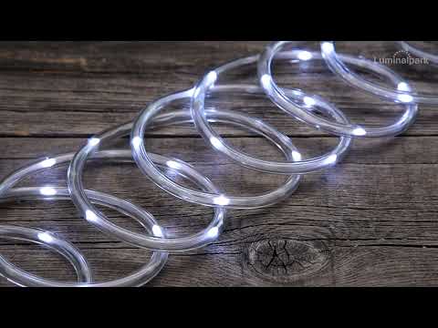 Lichtschlauch 10 m, 10 mm, 200 Lichtperlen kaltweiß 2 Lichtschlauch 10 m, 10 mm, 200 Lichtperlen kaltweiß 2