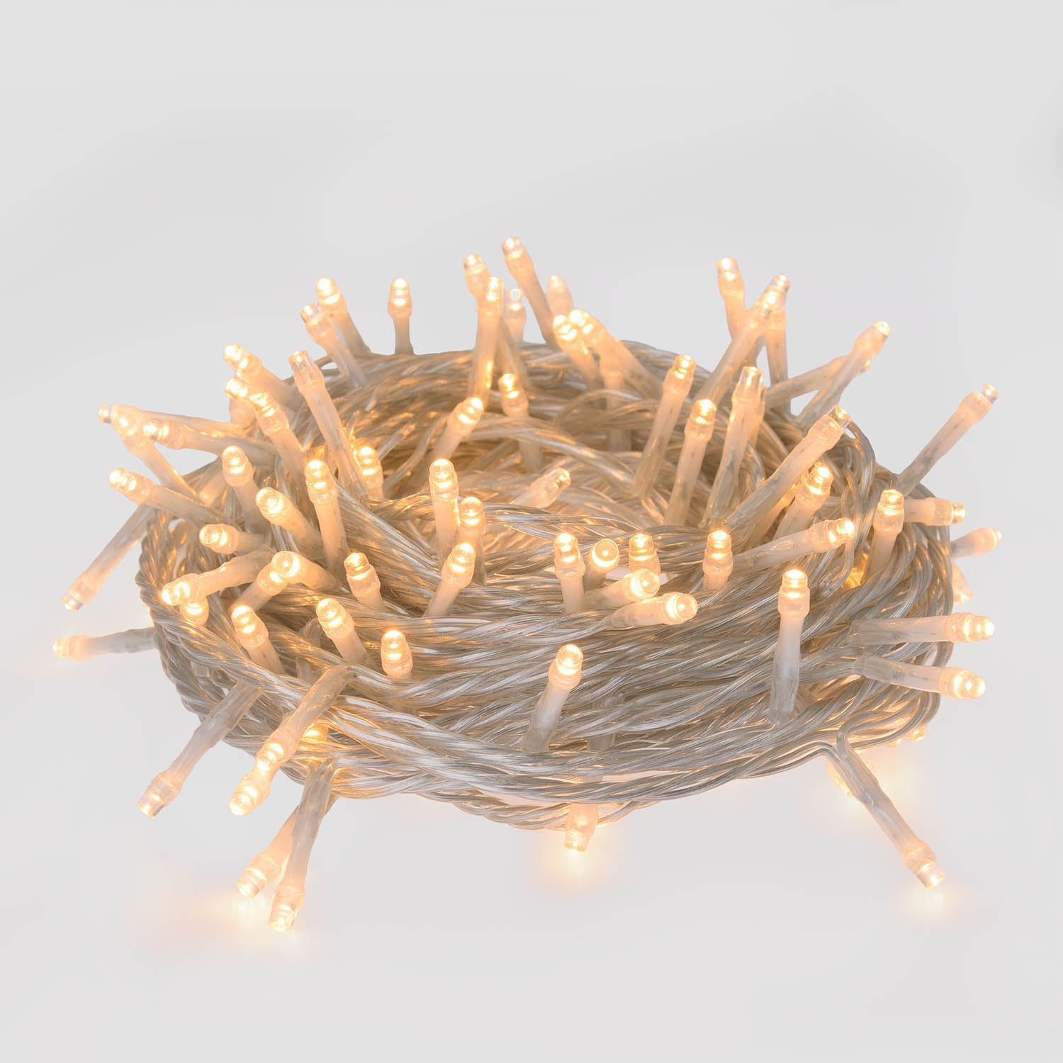 Guirlande Connect+ 12 m, 120 led blanc chaud, câble transparent, prolongeable 2 Guirlande Connect+ 12 m, 120 led blanc chaud, câble transparent, prolongeable 2