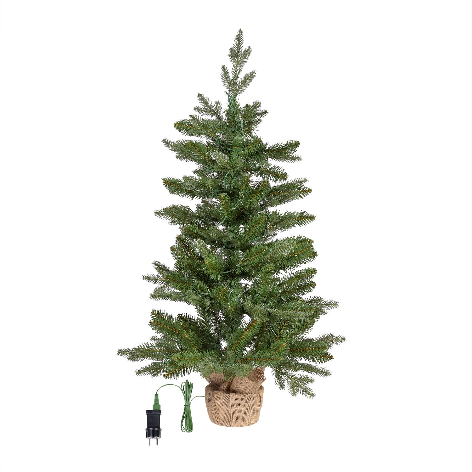 Alpino Kunst-Baum mit Jutesockel 90 cm, mit 90 integrierten warmweißen MiniLEDs 2 Alpino Kunst-Baum mit Jutesockel 90 cm, mit 90 integrierten warmweißen MiniLEDs 2