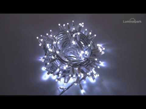 Lichterkette 20 m, 200 MaxiLEDs kaltweiß, weißes Kabel 2 Lichterkette 20 m, 200 MaxiLEDs kaltweiß, weißes Kabel 2