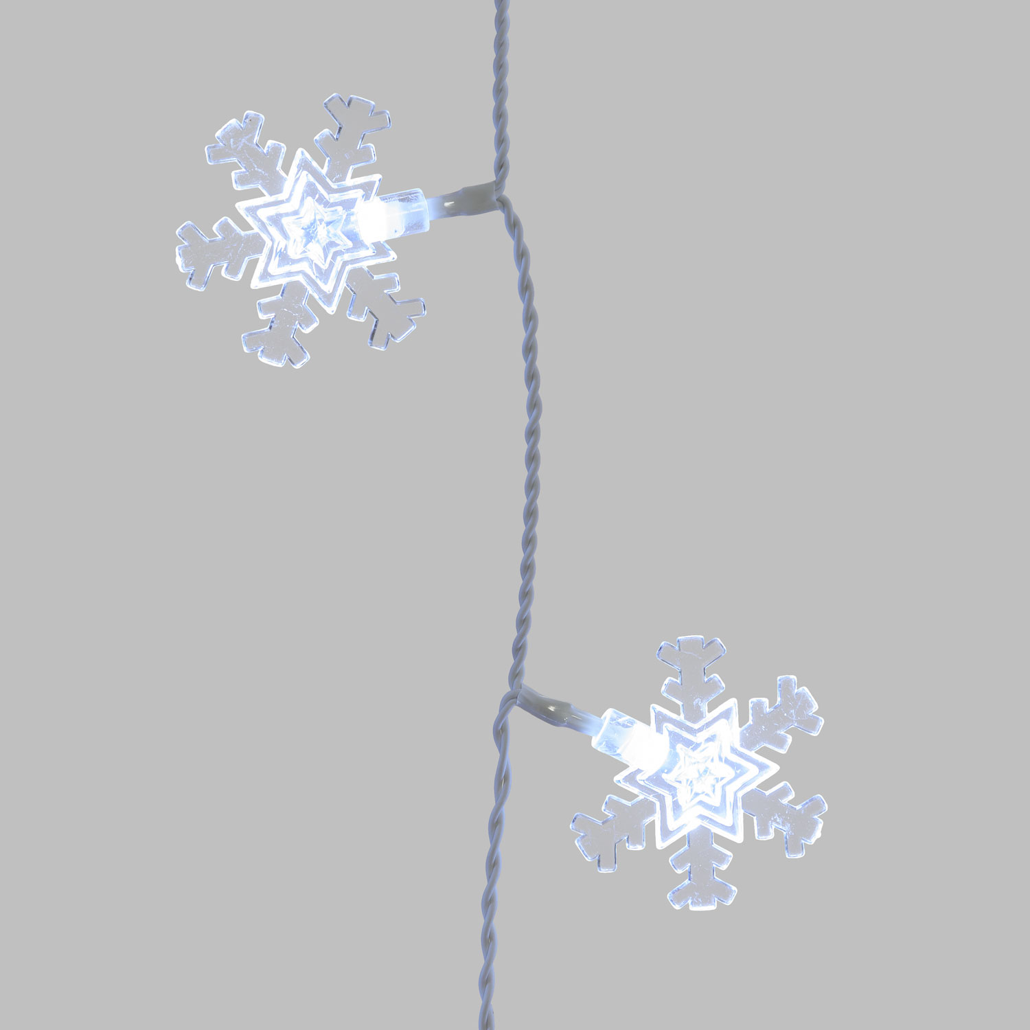 Stalactite 3,75 x h 1 m, 136 flocons de neige, led blanc froid 4 Stalactite 3,75 x h 1 m, 136 flocons de neige, led blanc froid 4
