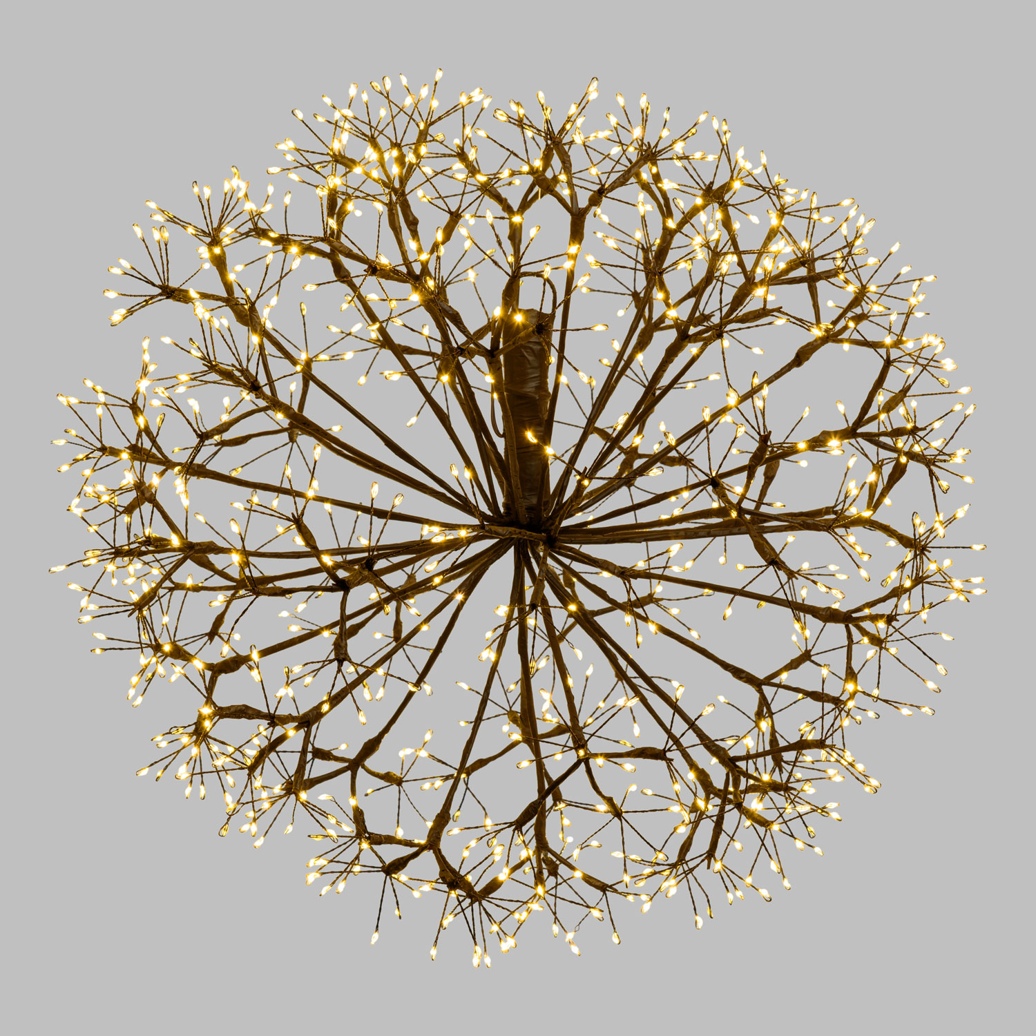 Sphäre RICCO mit braunfarbenen Zweigen, Ø 50 cm, 912 warmweiße Mikroled, innenverwendung 7 Sphäre RICCO mit braunfarbenen Zweigen, Ø 50 cm, 912 warmweiße Mikroled, innenverwendung 7