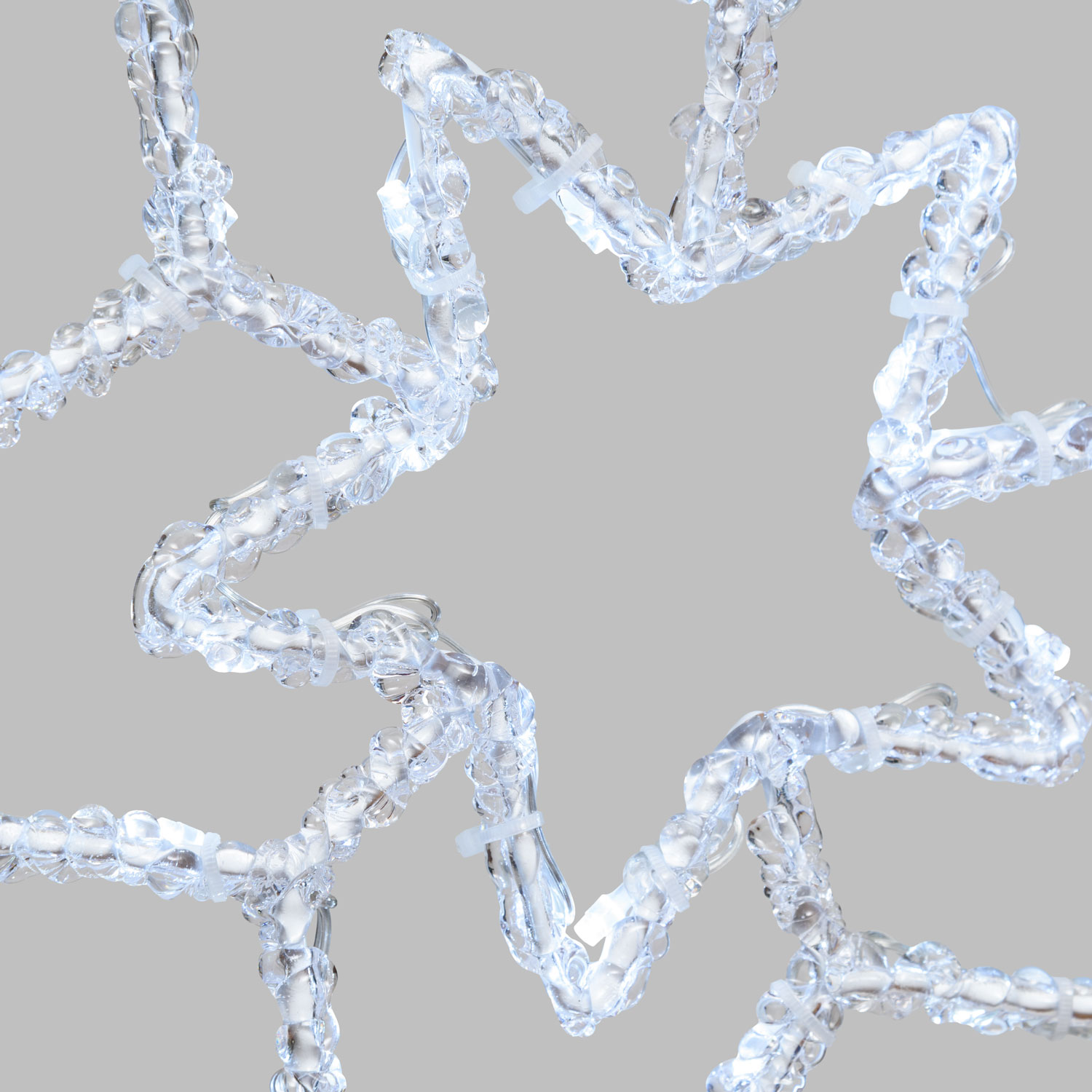 Étoile filante effet glaçé à piles 95 x h 37 cm, 90 led blanc froid 6 Étoile filante effet glaçé à piles 95 x h 37 cm, 90 led blanc froid 6
