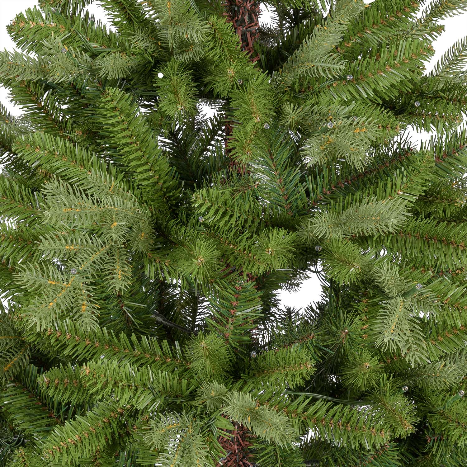 Albero Alpino in finto pino 180 cm, 360 led integrati bianco caldo 3
