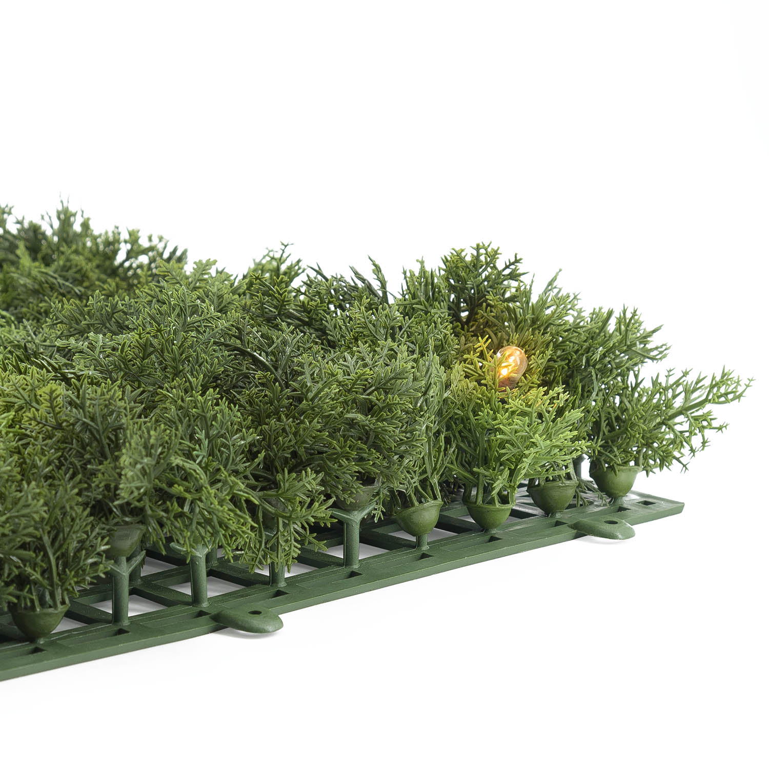 Pannello di Lichene artificiale verde bosco Green Wall Light, 16 maxiled Dual Color bianco caldo 6