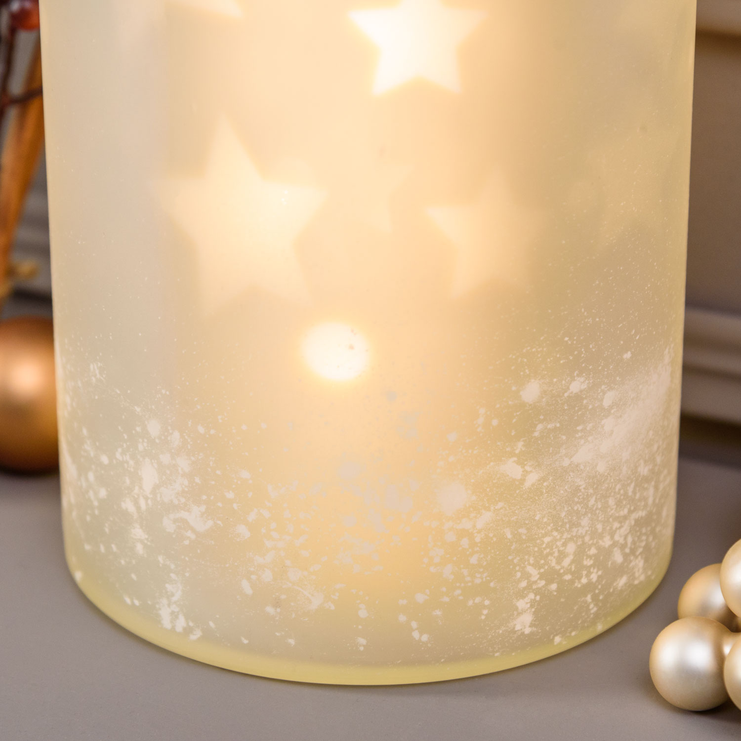 Botella Cúpula Magic con proyección rotatoria estrellas, 27 cm, led blanco cálido 7 Botella Cúpula Magic con proyección rotatoria estrellas, 27 cm, led blanco cálido 7