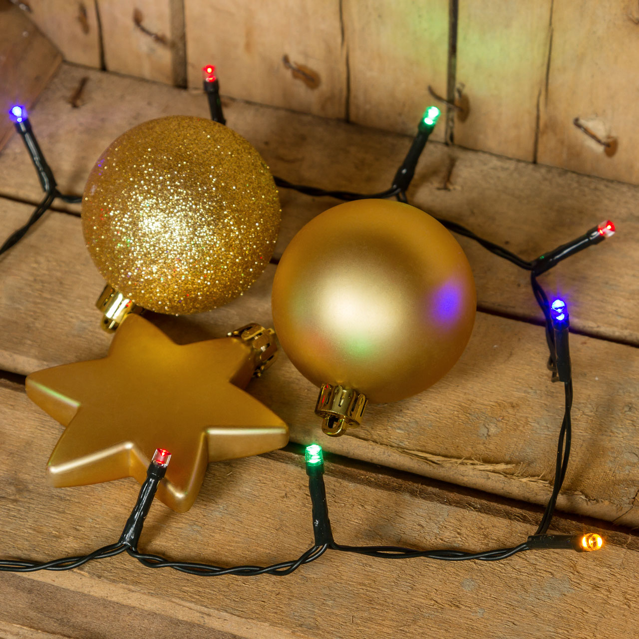 0.9m 24 Multi Coloured LEDs Battery String Lights 4 0.9m 24 Multi Coloured LEDs Battery String Lights 4