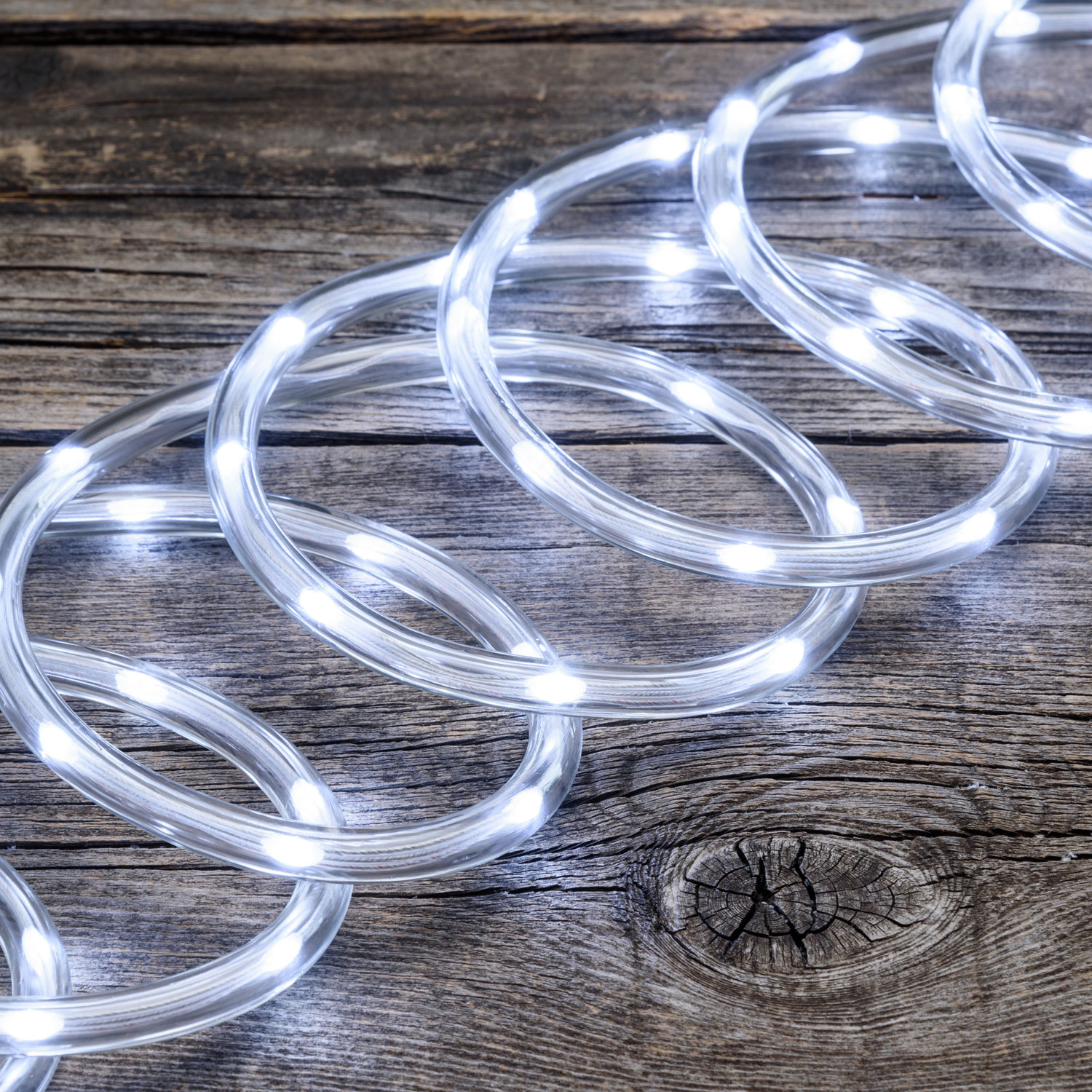 Tubo luminoso 20 m, gocce di luce led bianco freddo Tubo luminoso 20 m, gocce di luce led bianco freddo