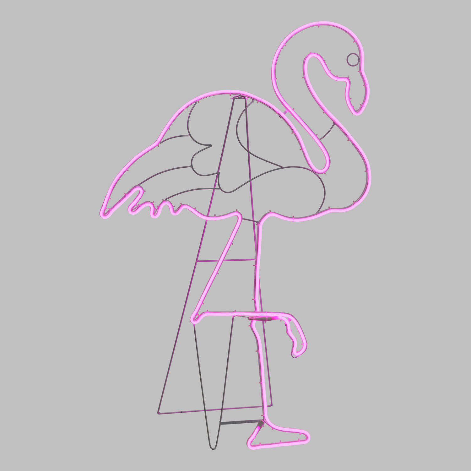 Double Sided Neon Flamingo Lights SMD, h. 115 cm, 480 Leds 5 Double Sided Neon Flamingo Lights SMD, h. 115 cm, 480 Leds 5