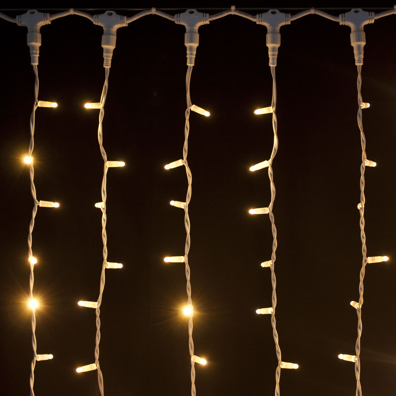 2 x h. 3m 608 Warm White Maxiled Connectable Curtain Lights, IP67 2 2 x h. 3m 608 Warm White Maxiled Connectable Curtain Lights, IP67 2