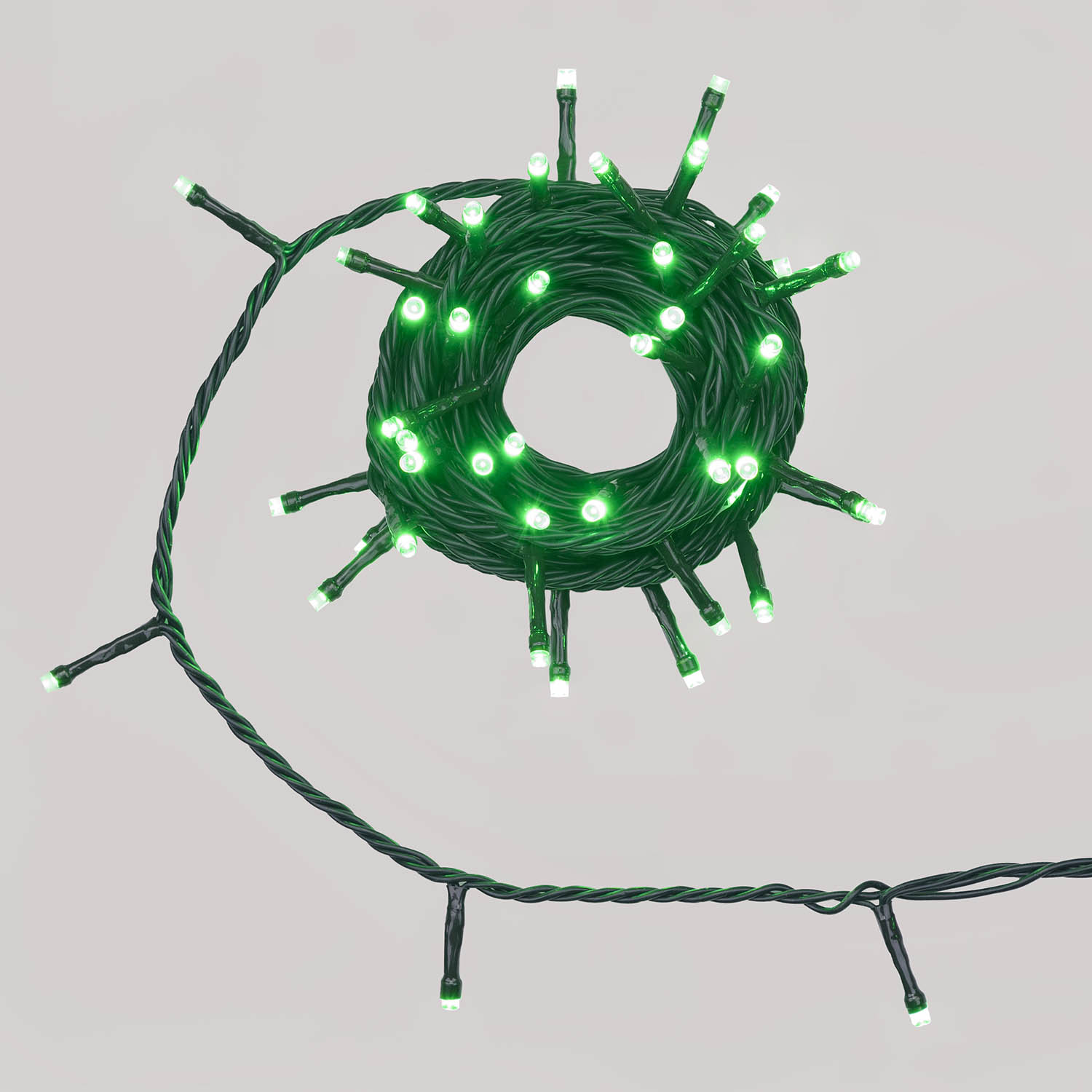 Catena Connect+ 8 m, 80 led verdi, cavo verde, prolungabile Catena Connect+ 8 m, 80 led verdi, cavo verde, prolungabile