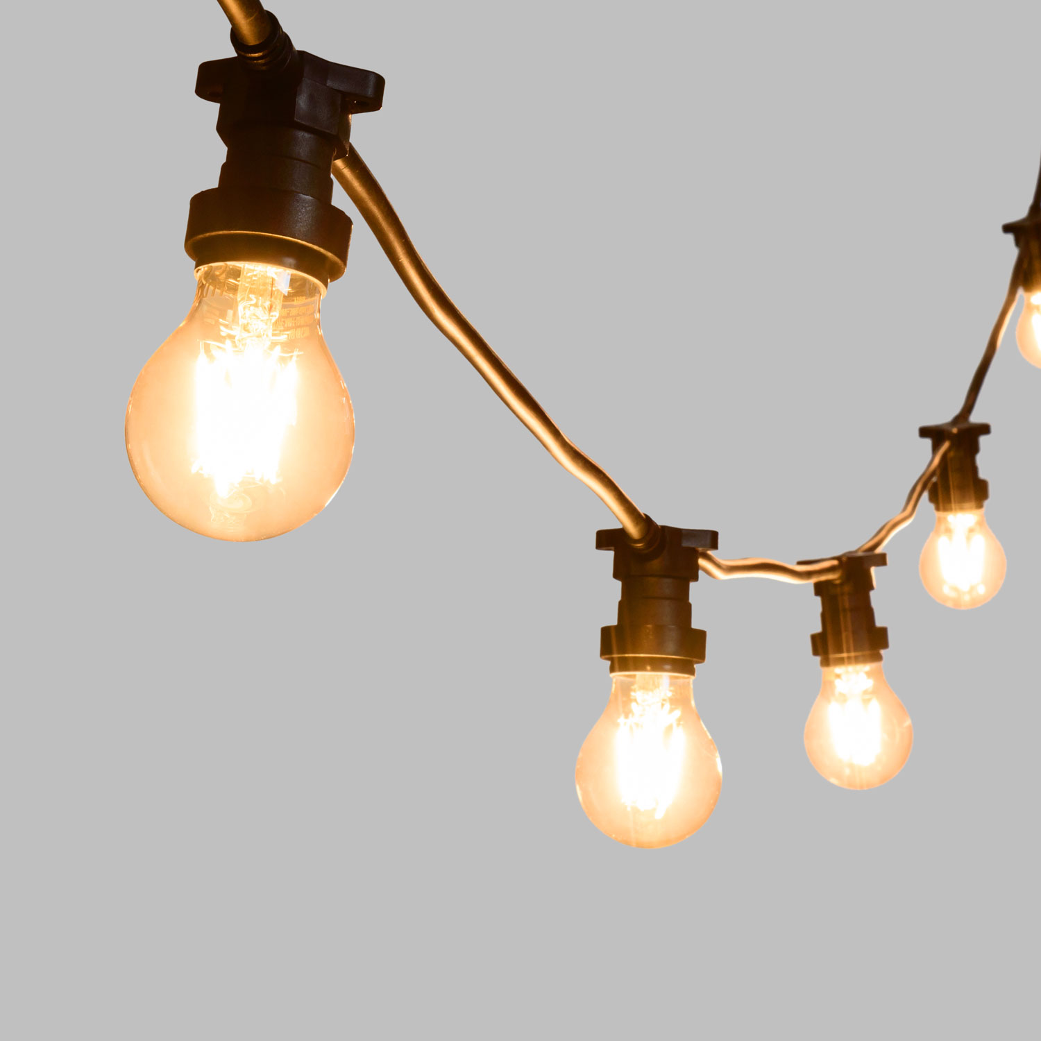 Guirnalda 5m con 5 bombillas led de 2W estándar Ø 60mm 2 Guirnalda 5m con 5 bombillas led de 2W estándar Ø 60mm 2