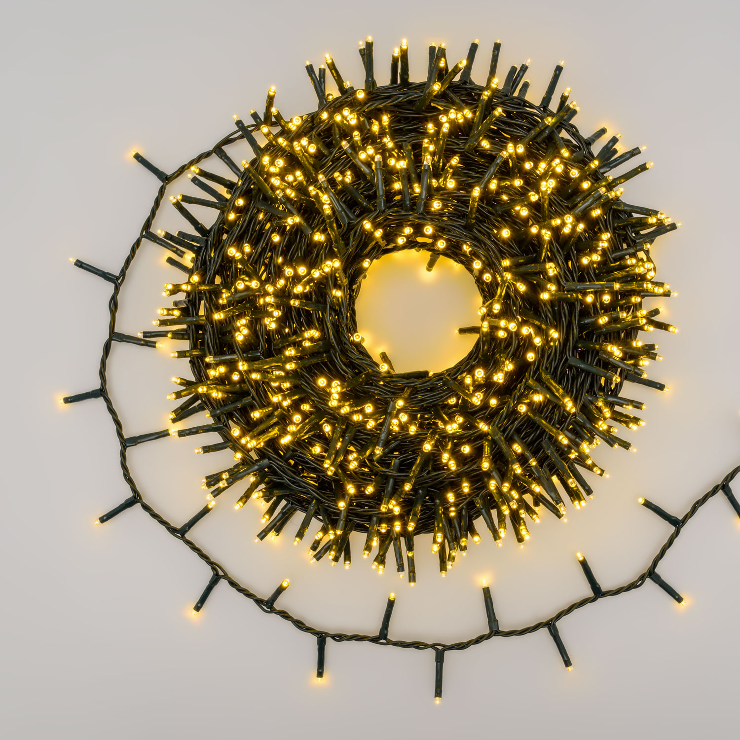 MiniCluster Lichterkette 30,5 m, 1000 MiniLEDs goldfarbig warmweiß 3 MiniCluster Lichterkette 30,5 m, 1000 MiniLEDs goldfarbig warmweiß 3