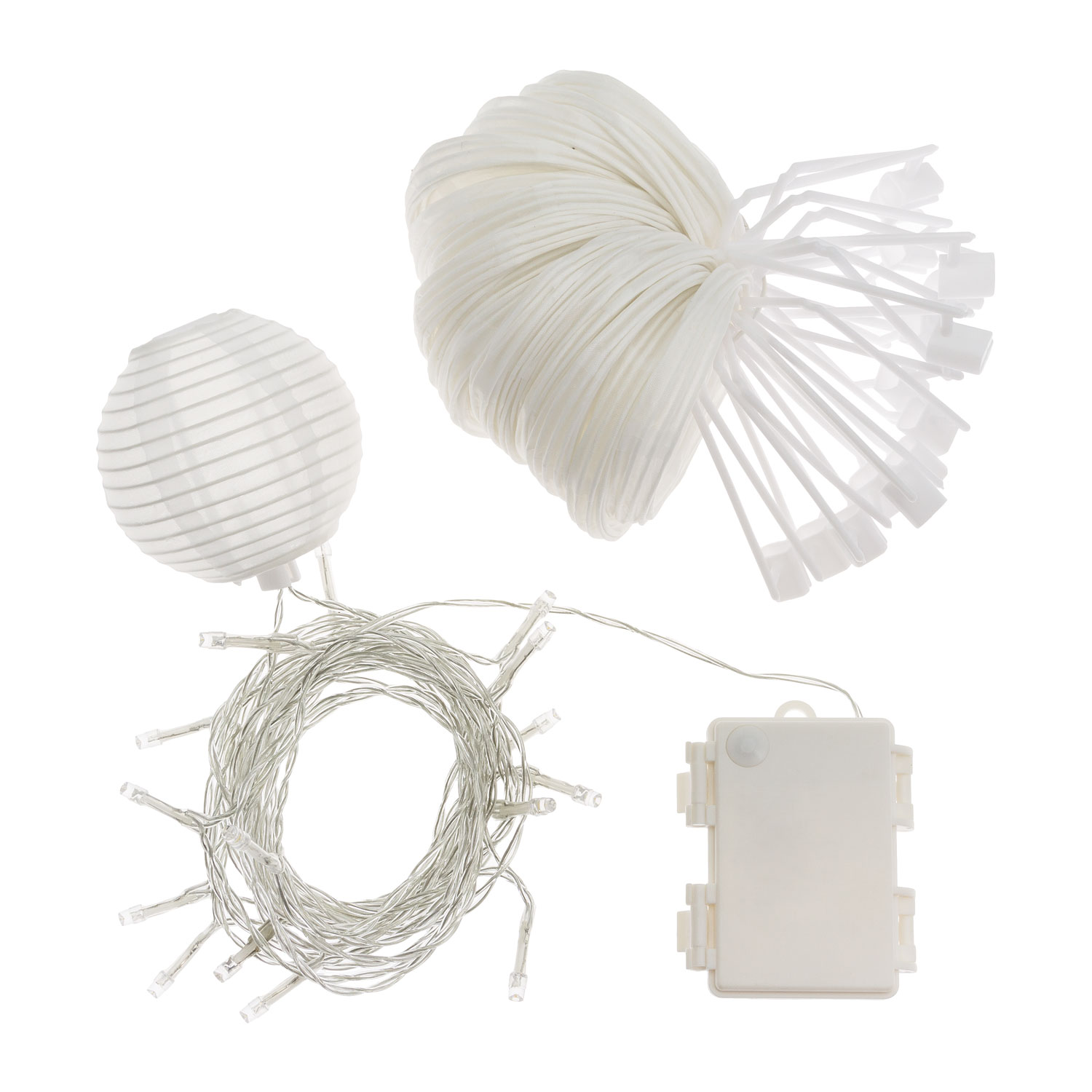Guirnalda Led farolillos blancos 5,25m 12 Guirnalda Led farolillos blancos 5,25m 12