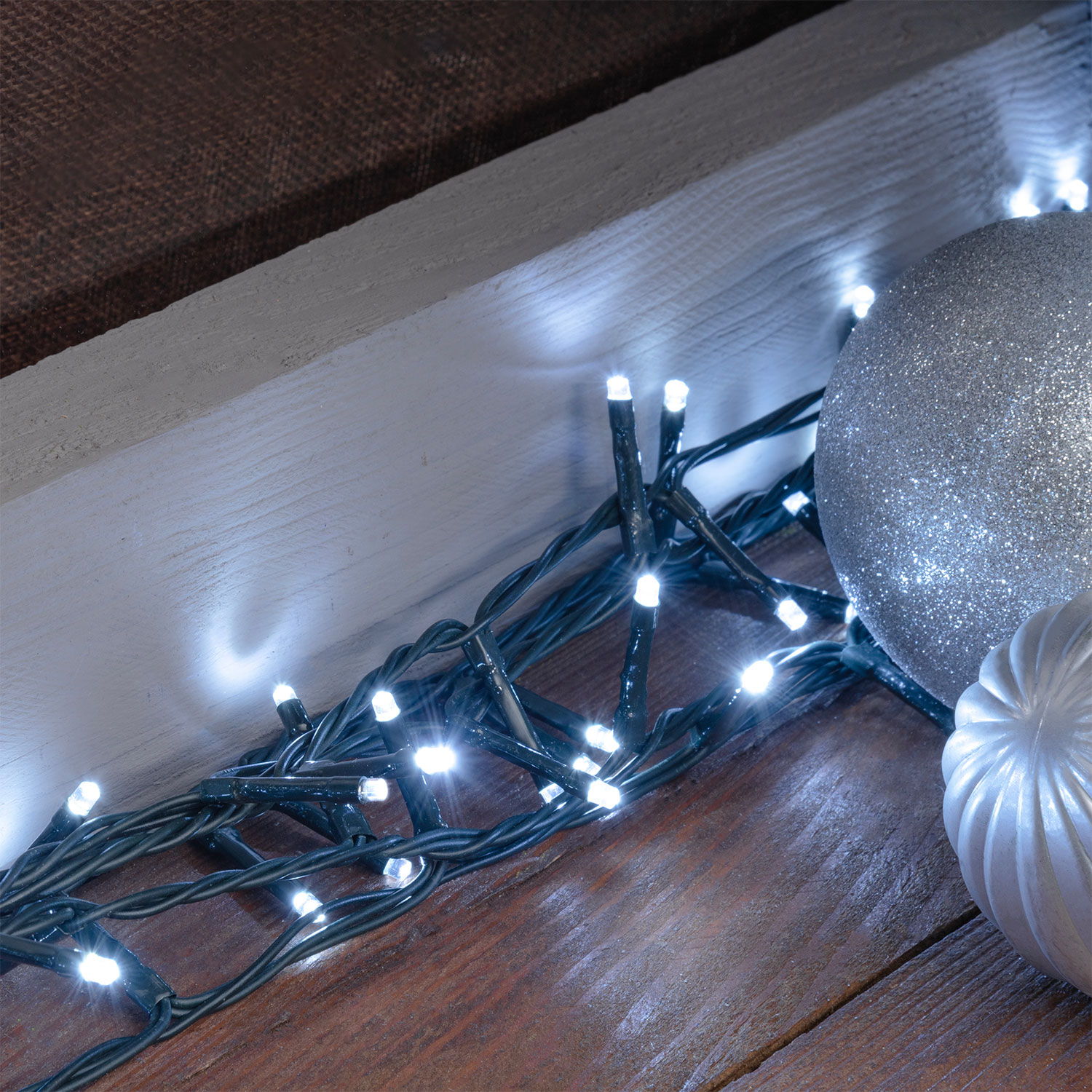 Lichterkette mit USB-POWERBANK 10 m, 200 MiniLEDs kaltweiß 3 Lichterkette mit USB-POWERBANK 10 m, 200 MiniLEDs kaltweiß 3