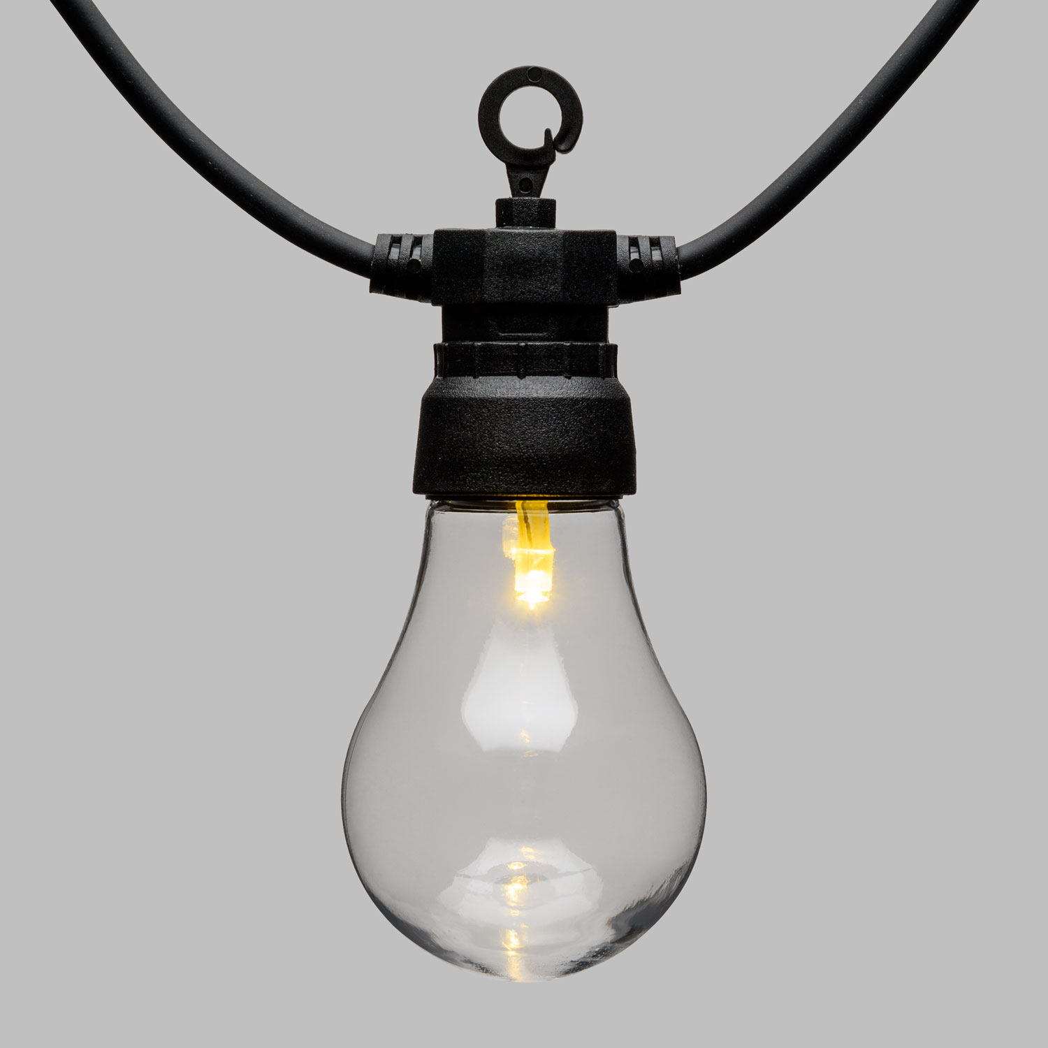 Catena 30 lampadine vintage led bianco caldo, Ø 50 mm 3 Catena 30 lampadine vintage led bianco caldo, Ø 50 mm 3